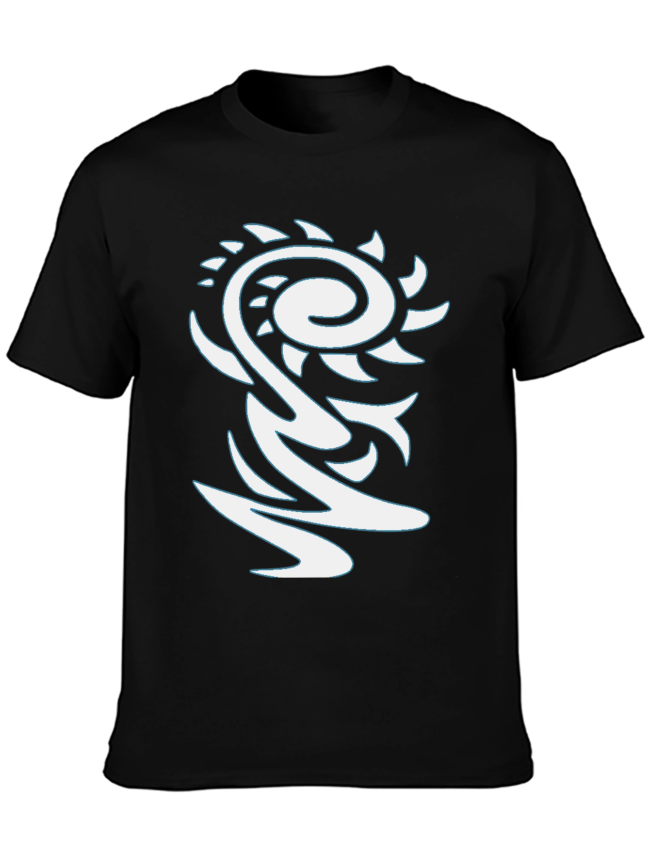 Tribal Graphic Black T-Shirt