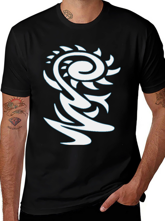 Tribal Graphic Black T-Shirt