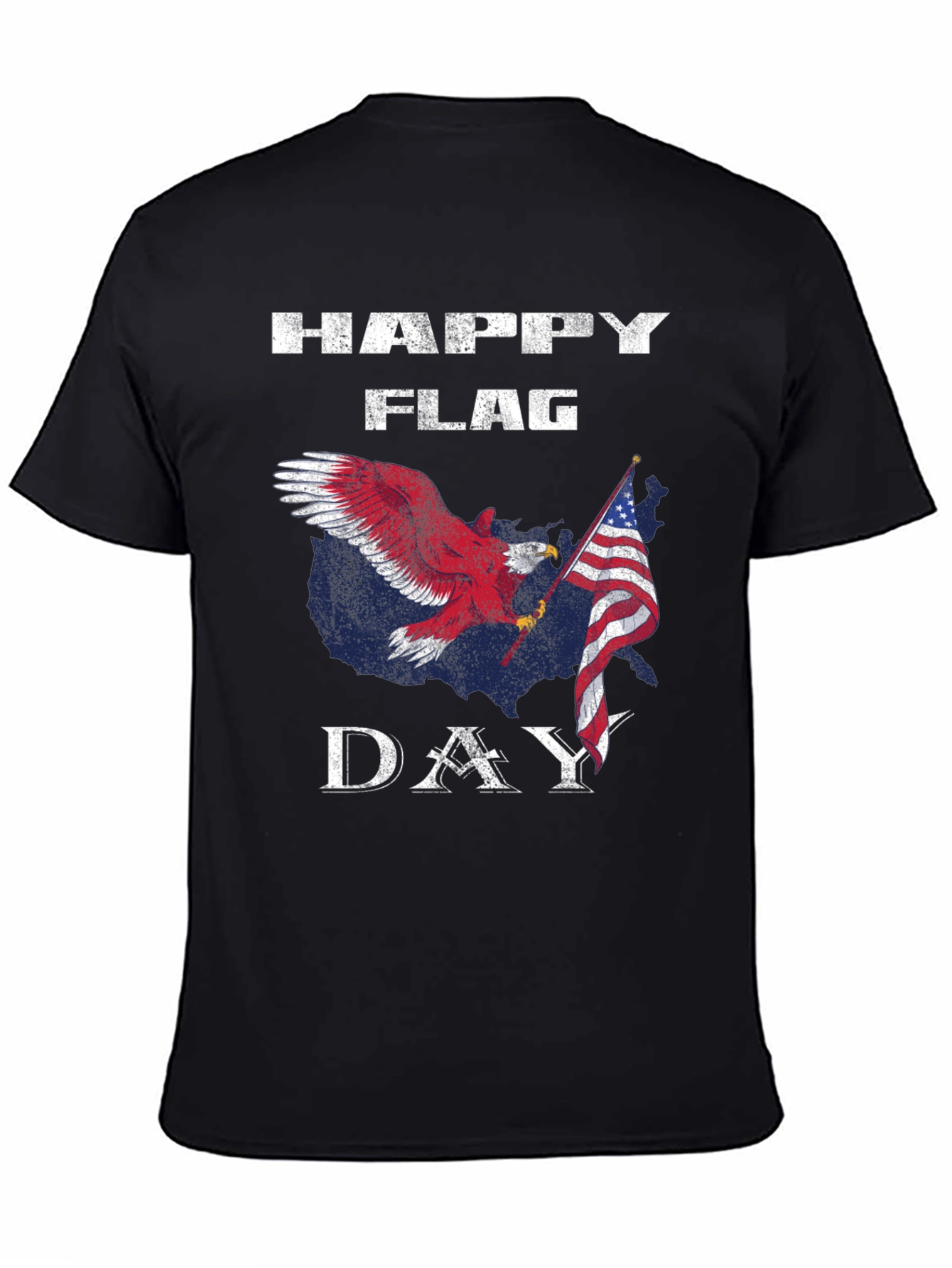 Happy Flag Day Eagle USA Patriotic T-Shirt