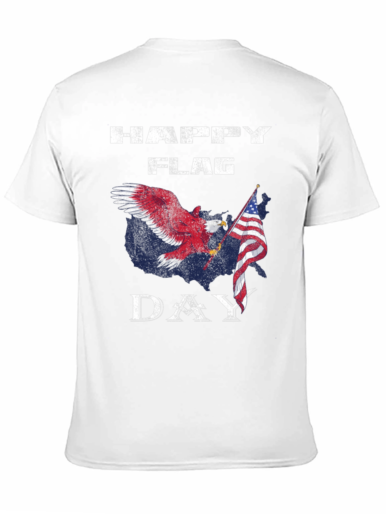 Happy Flag Day Eagle USA Patriotic T-Shirt