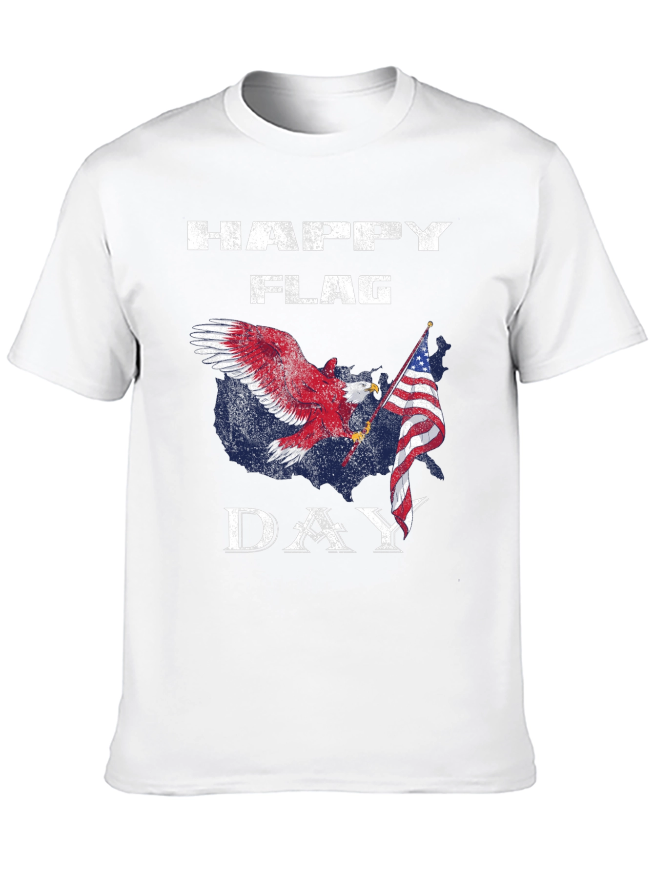 Happy Flag Day Eagle USA Patriotic T-Shirt