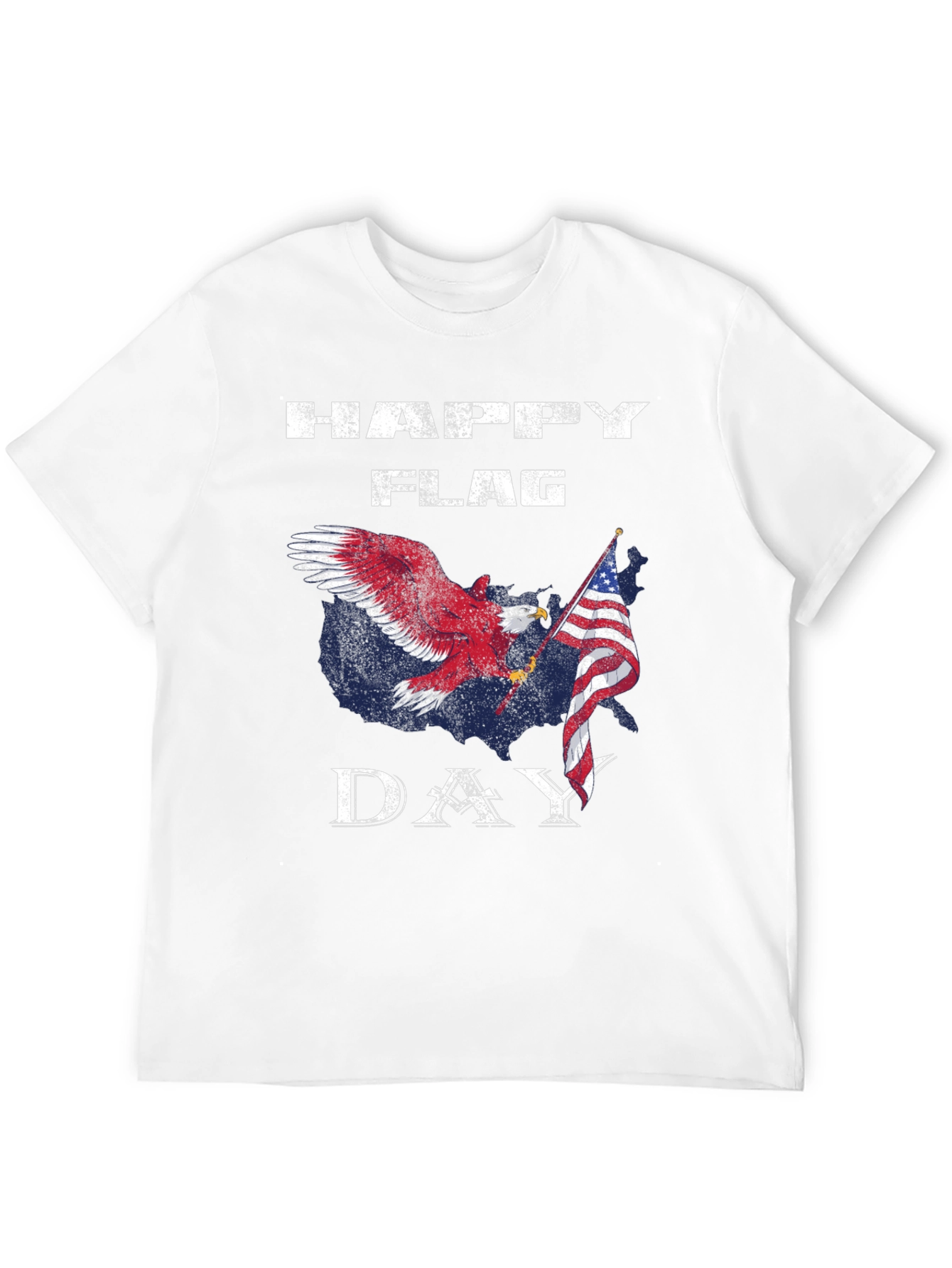 Happy Flag Day Eagle USA Patriotic T-Shirt