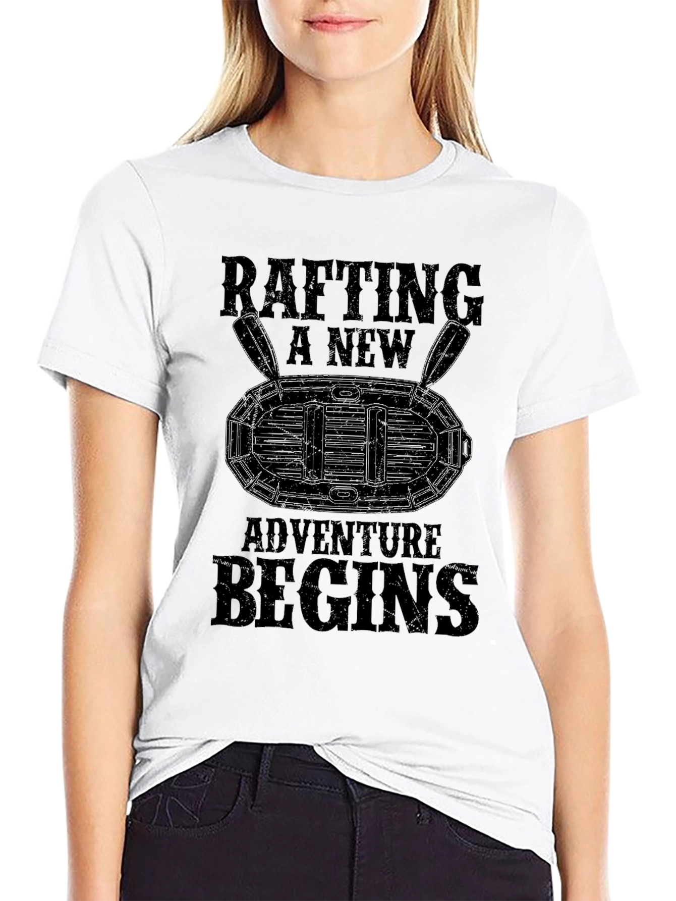 Rafting Adventure T-Shirt - Black