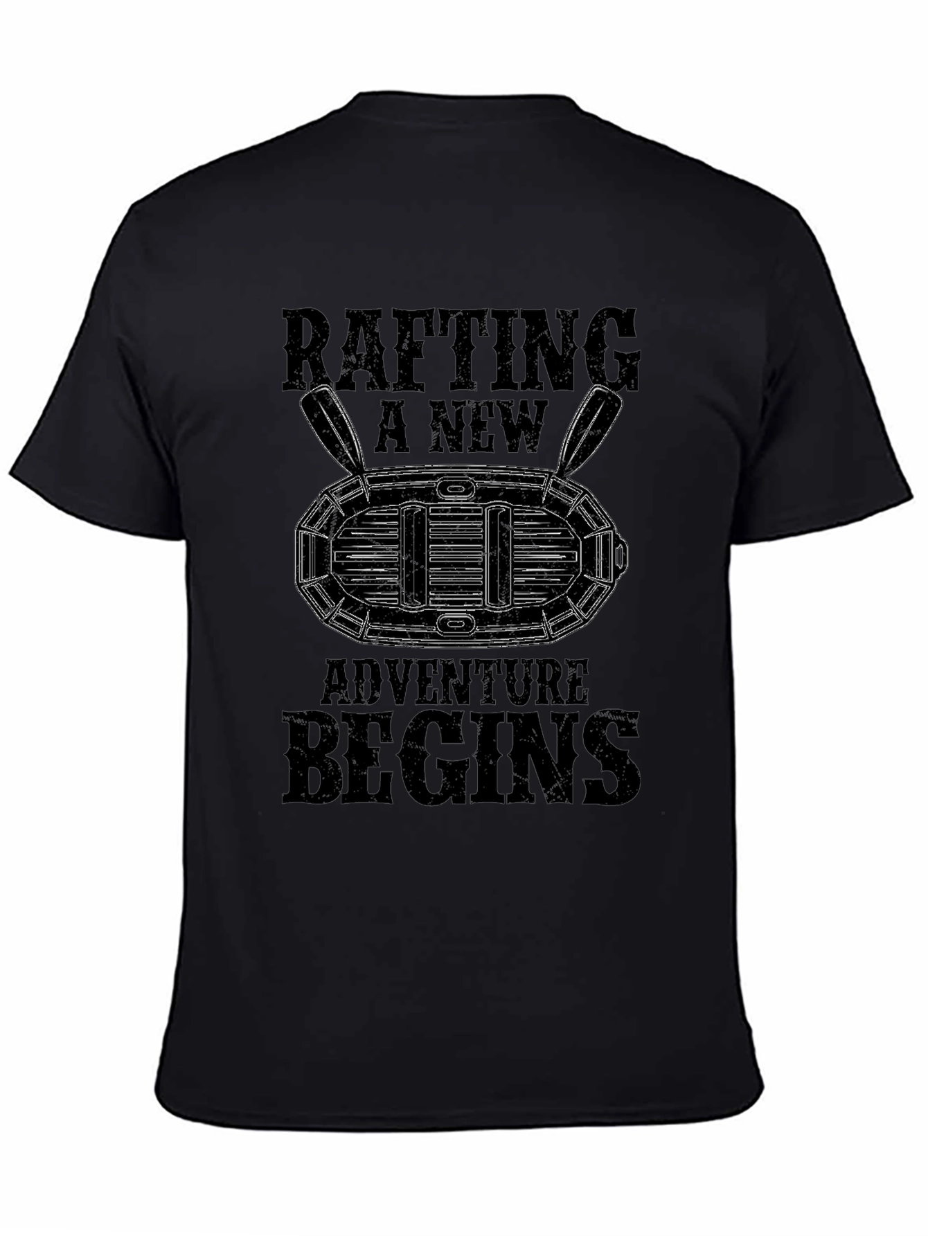 Rafting Adventure T-Shirt - Black
