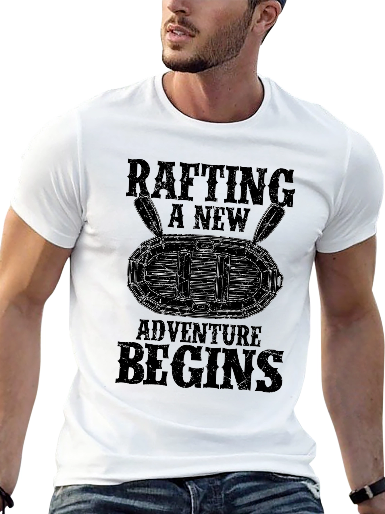 Rafting Adventure T-Shirt - Black