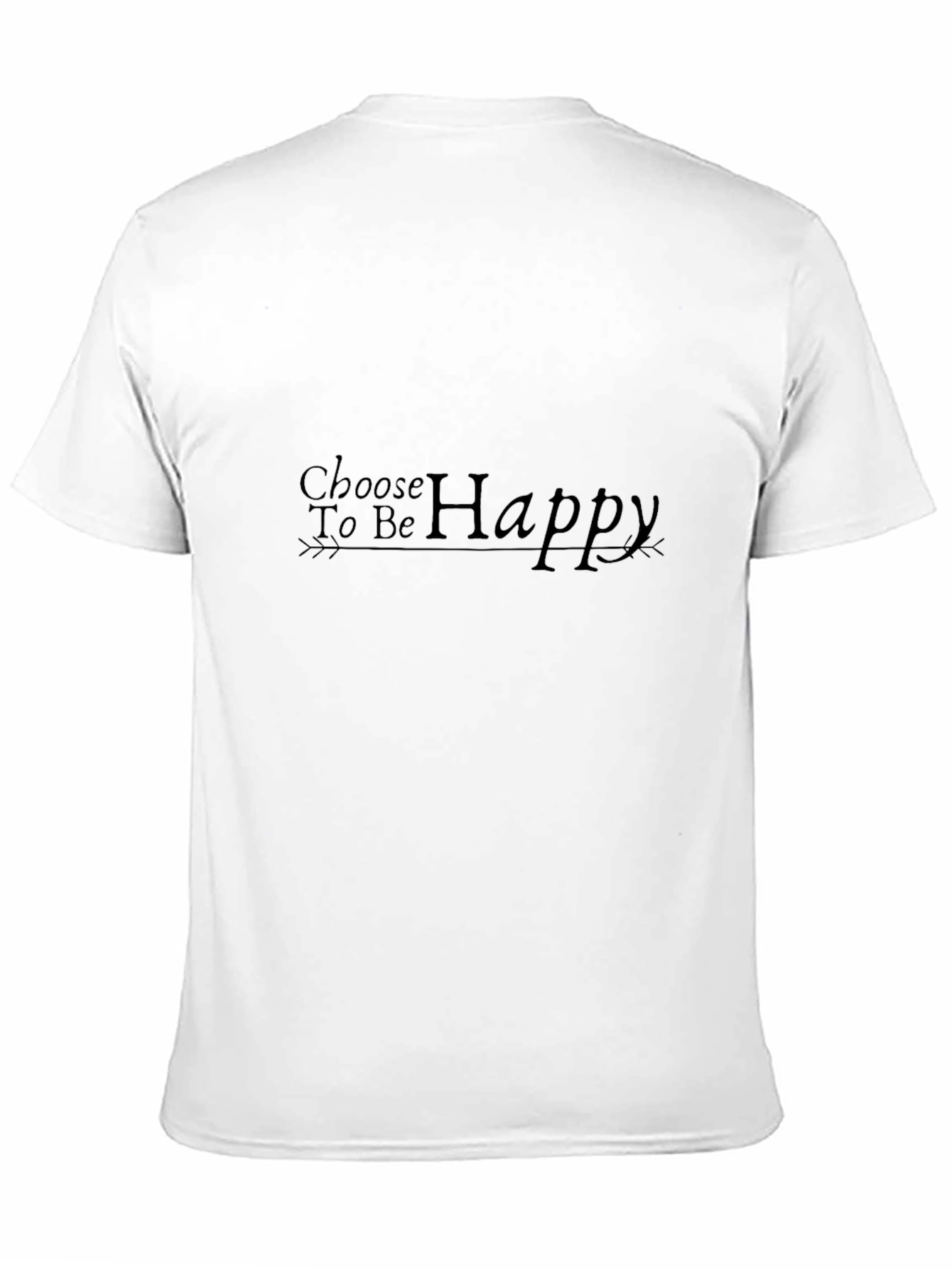 Choose to be Happy Black Tee