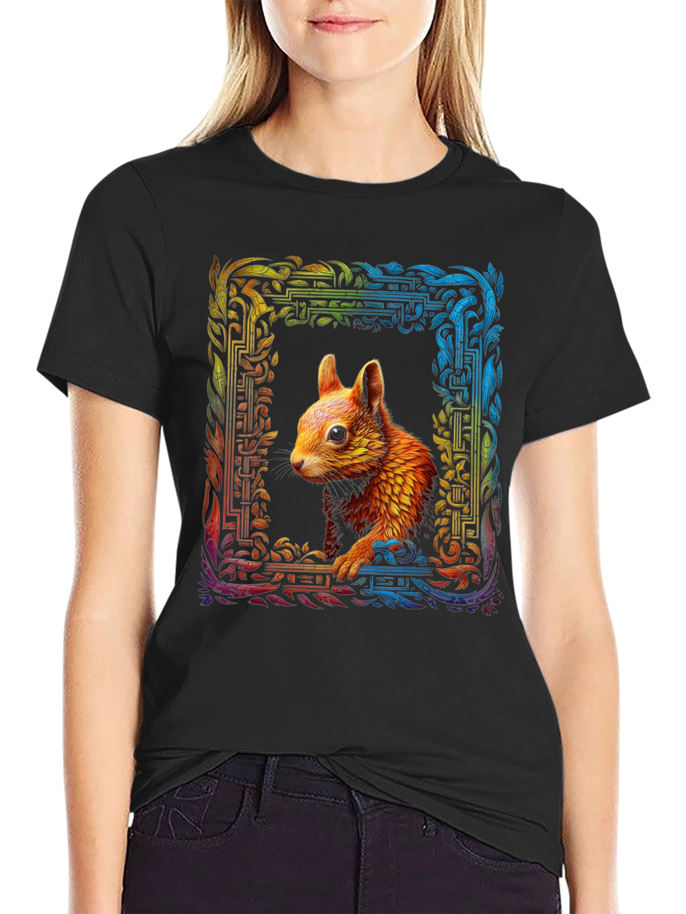 Squirrel Framed T-Shirt