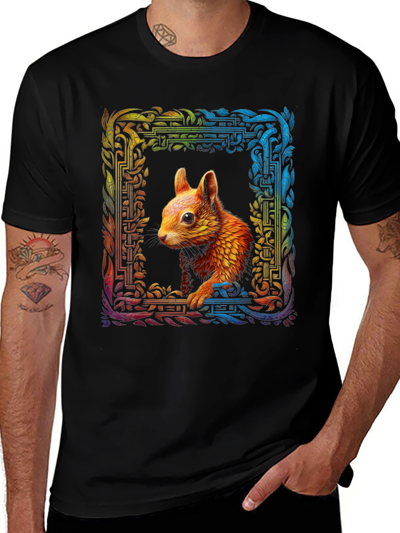 Squirrel Framed T-Shirt
