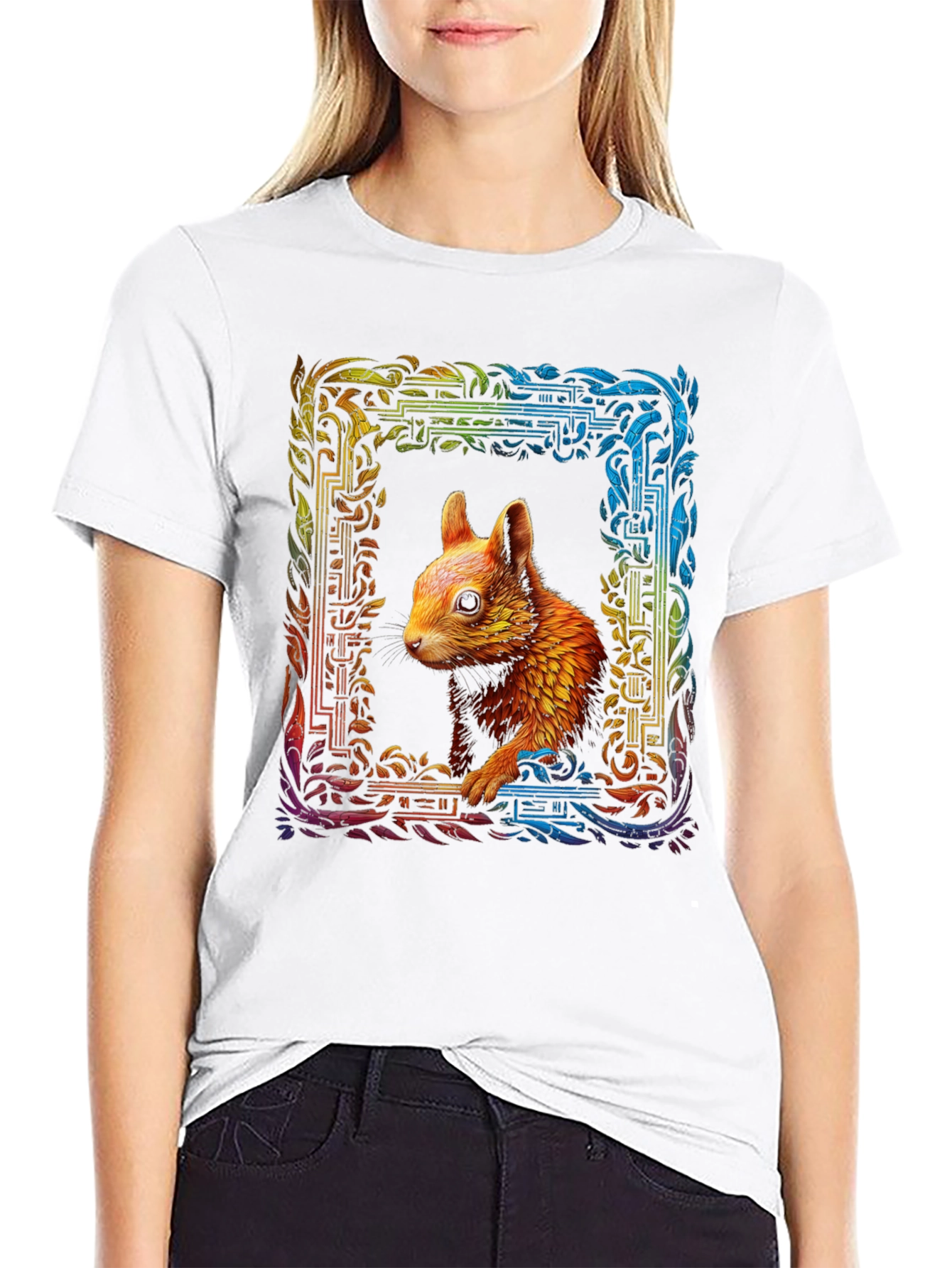 Squirrel Framed T-Shirt