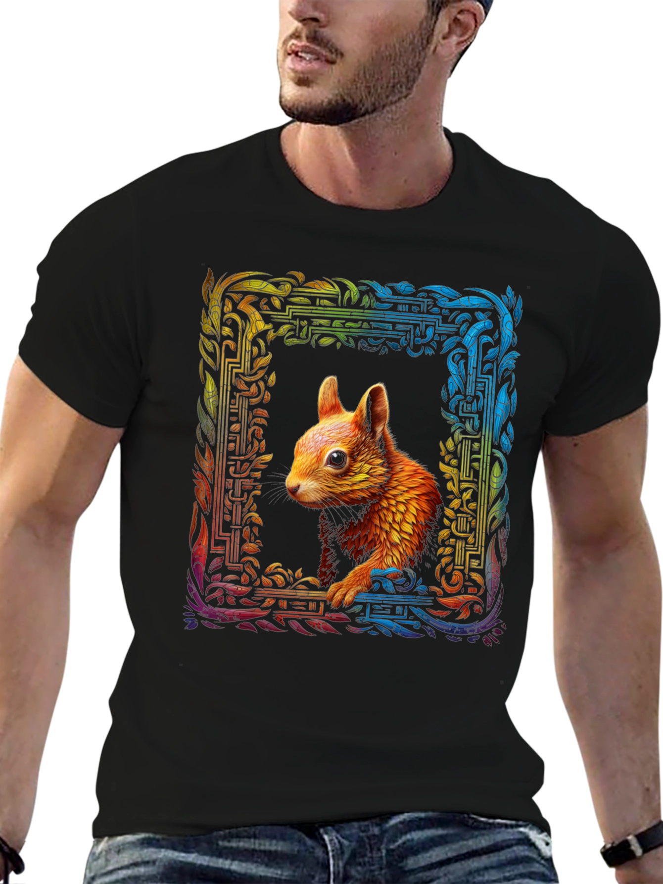 Squirrel Framed T-Shirt