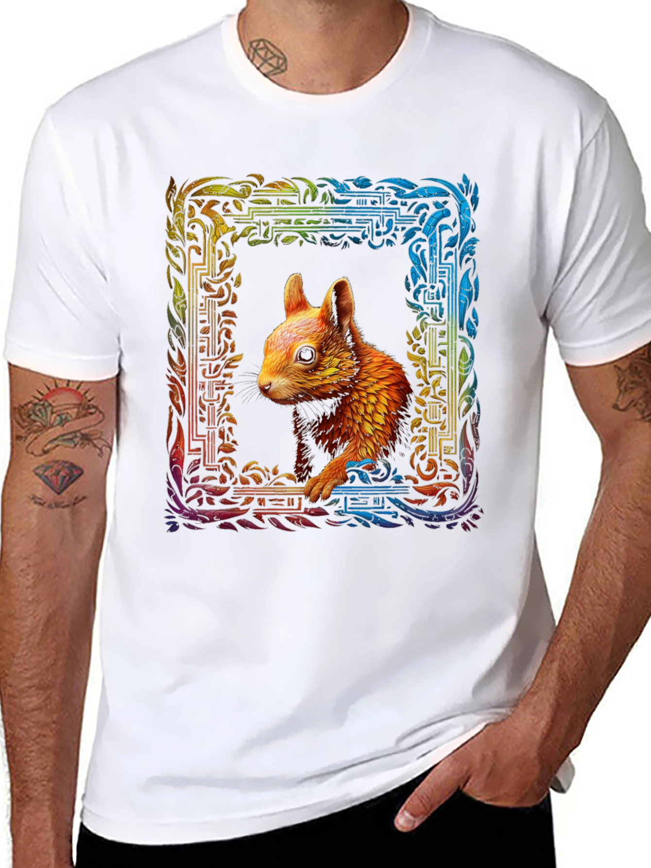 Squirrel Framed T-Shirt
