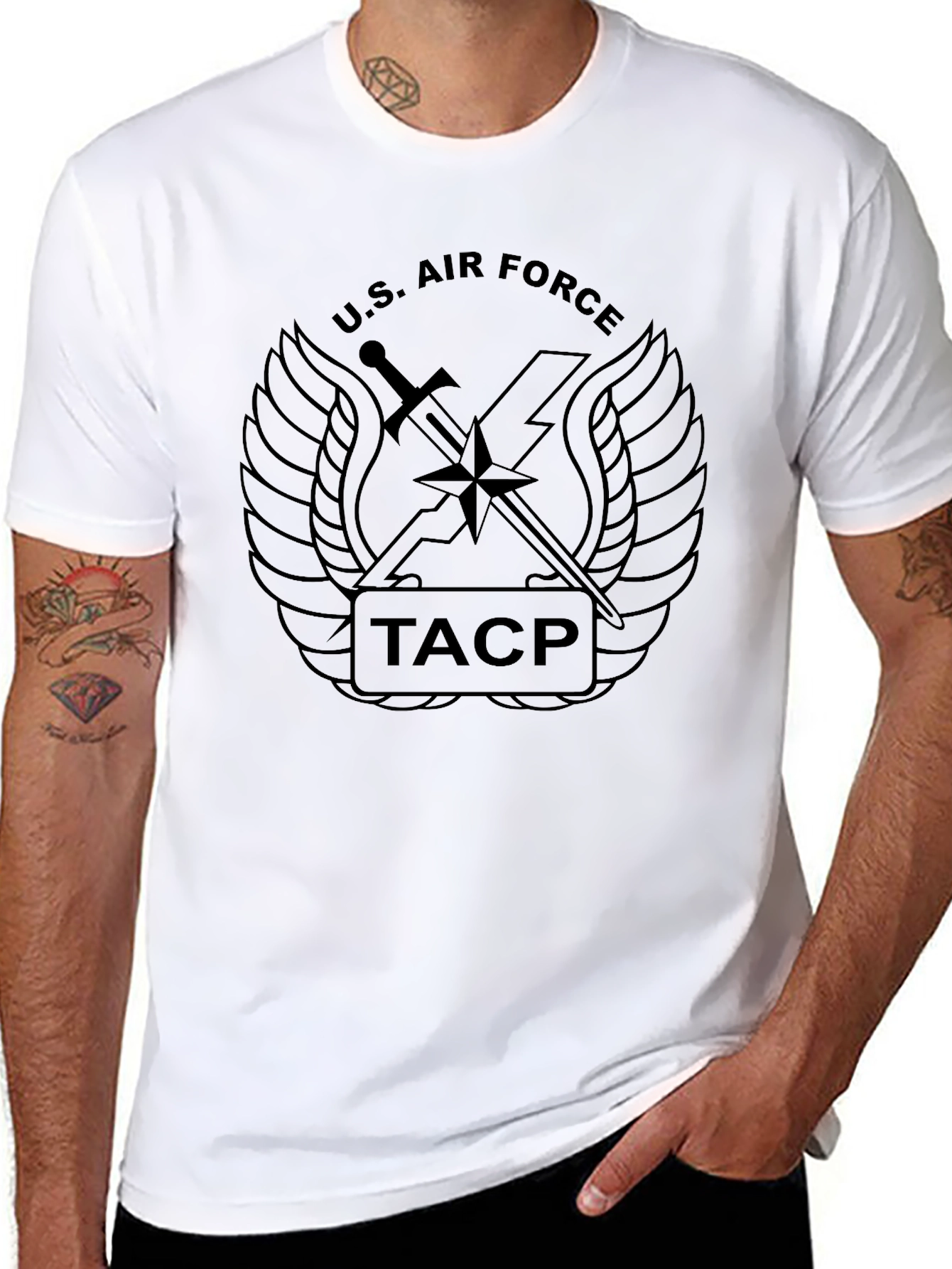 U.S. Air Force TACP Black T-Shirt