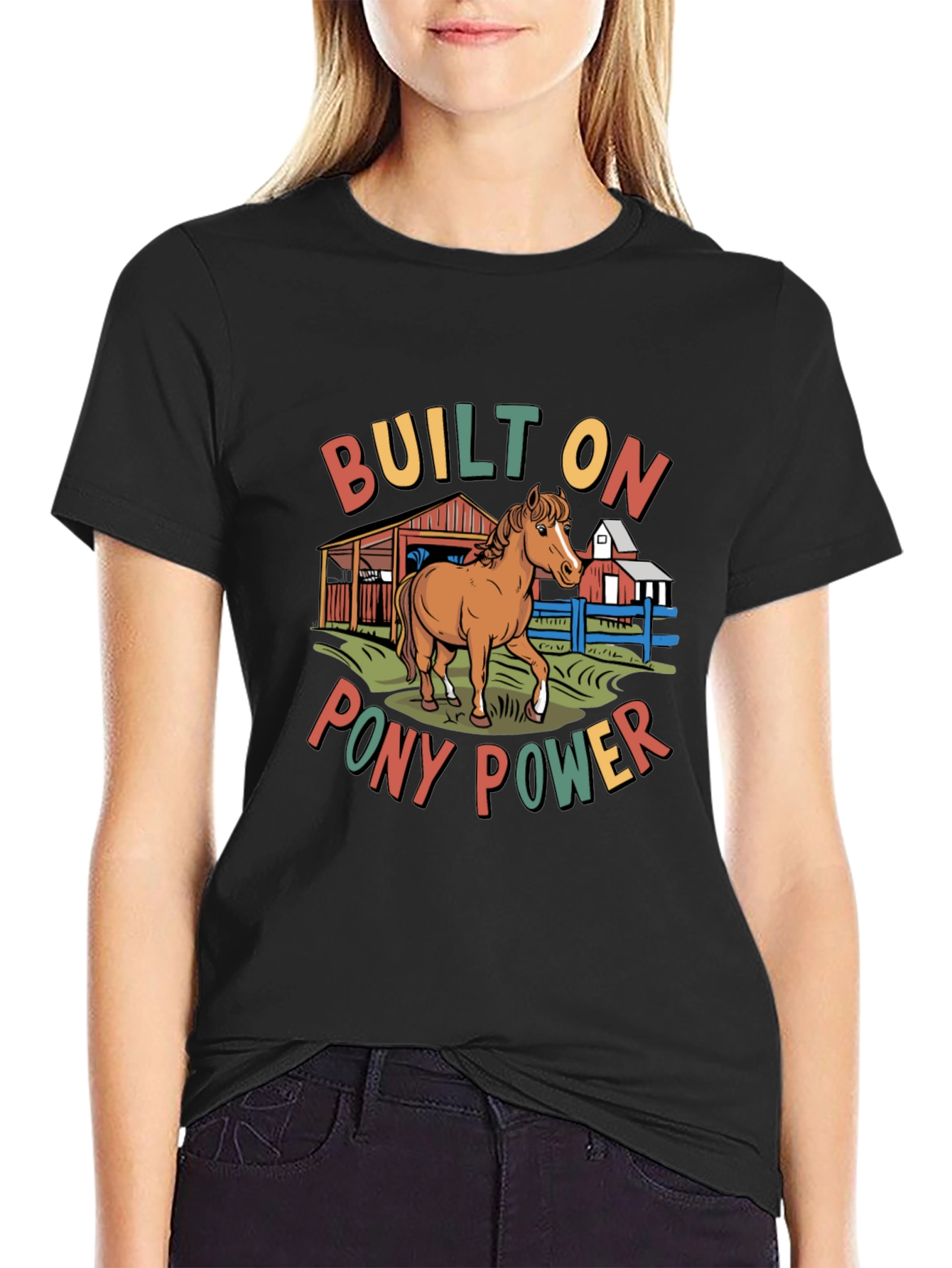 Built on Pony Power Graphic Tee