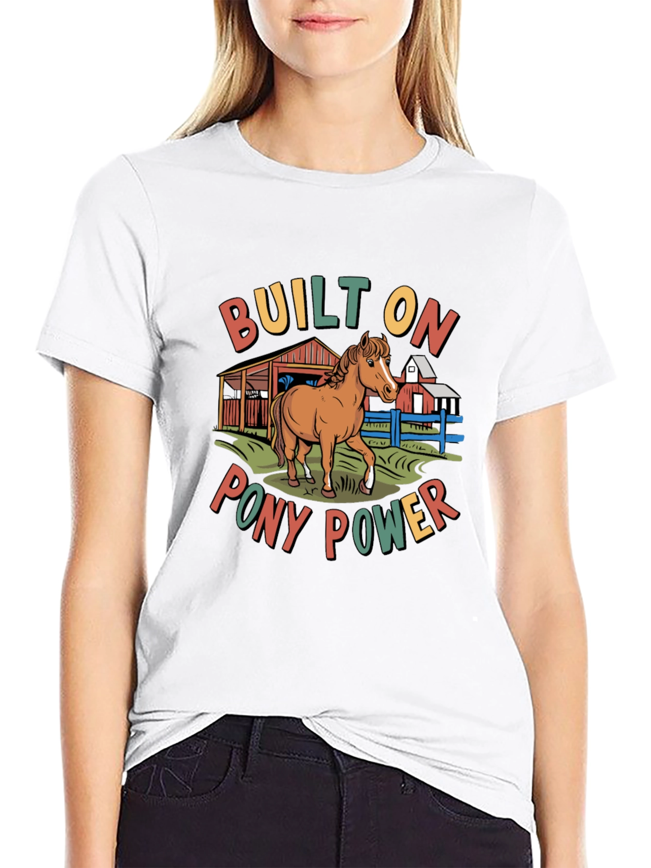 Built on Pony Power Graphic Tee