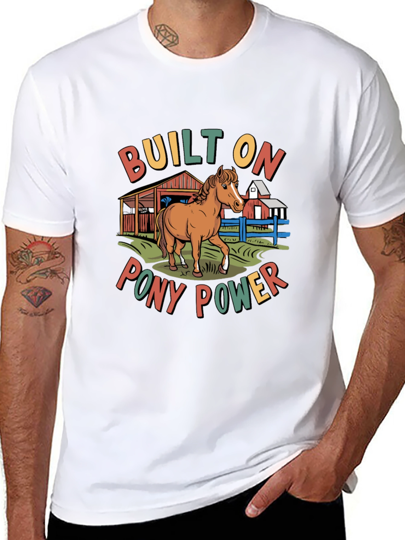 Built on Pony Power Graphic Tee