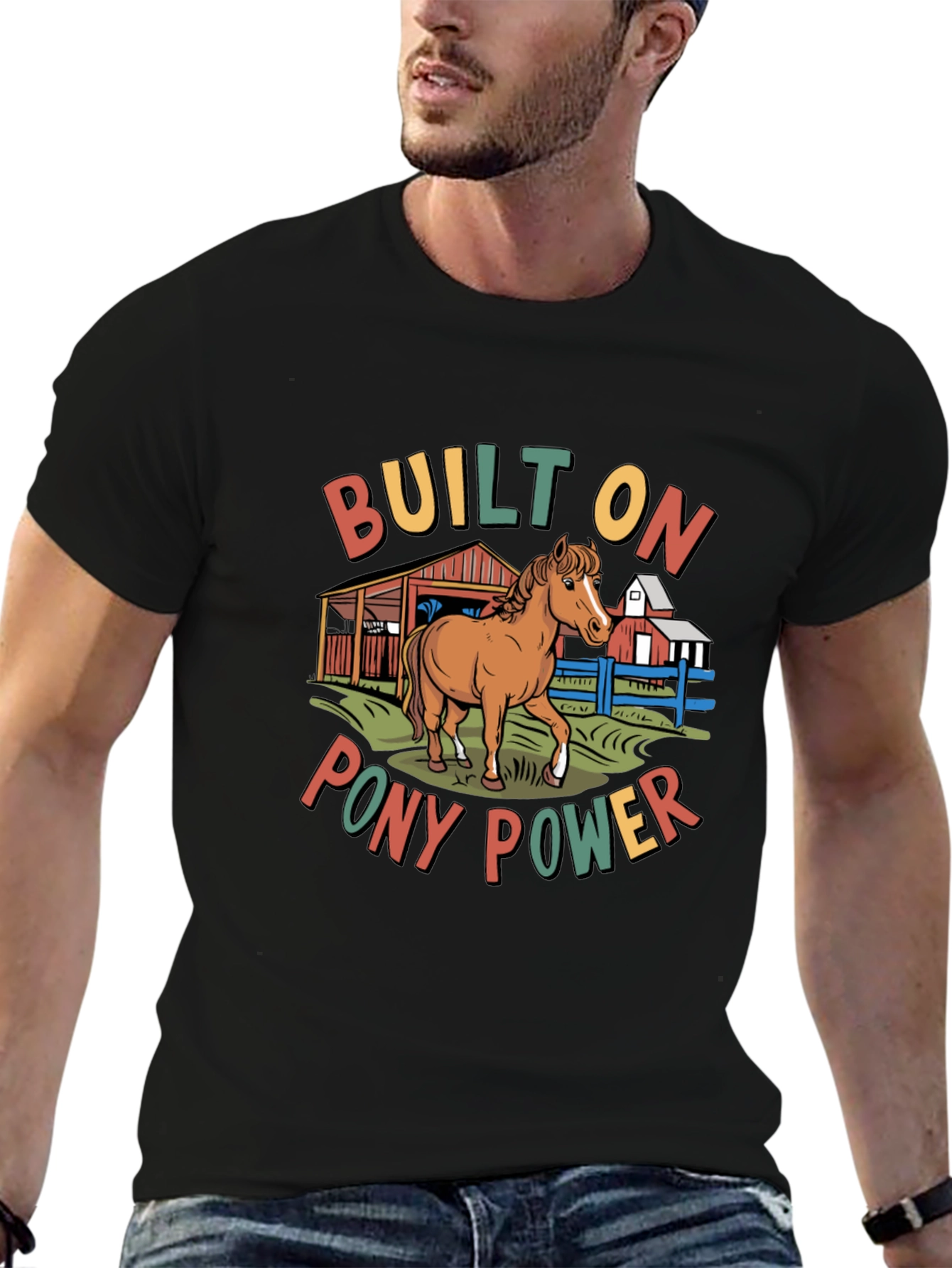 Built on Pony Power Graphic Tee
