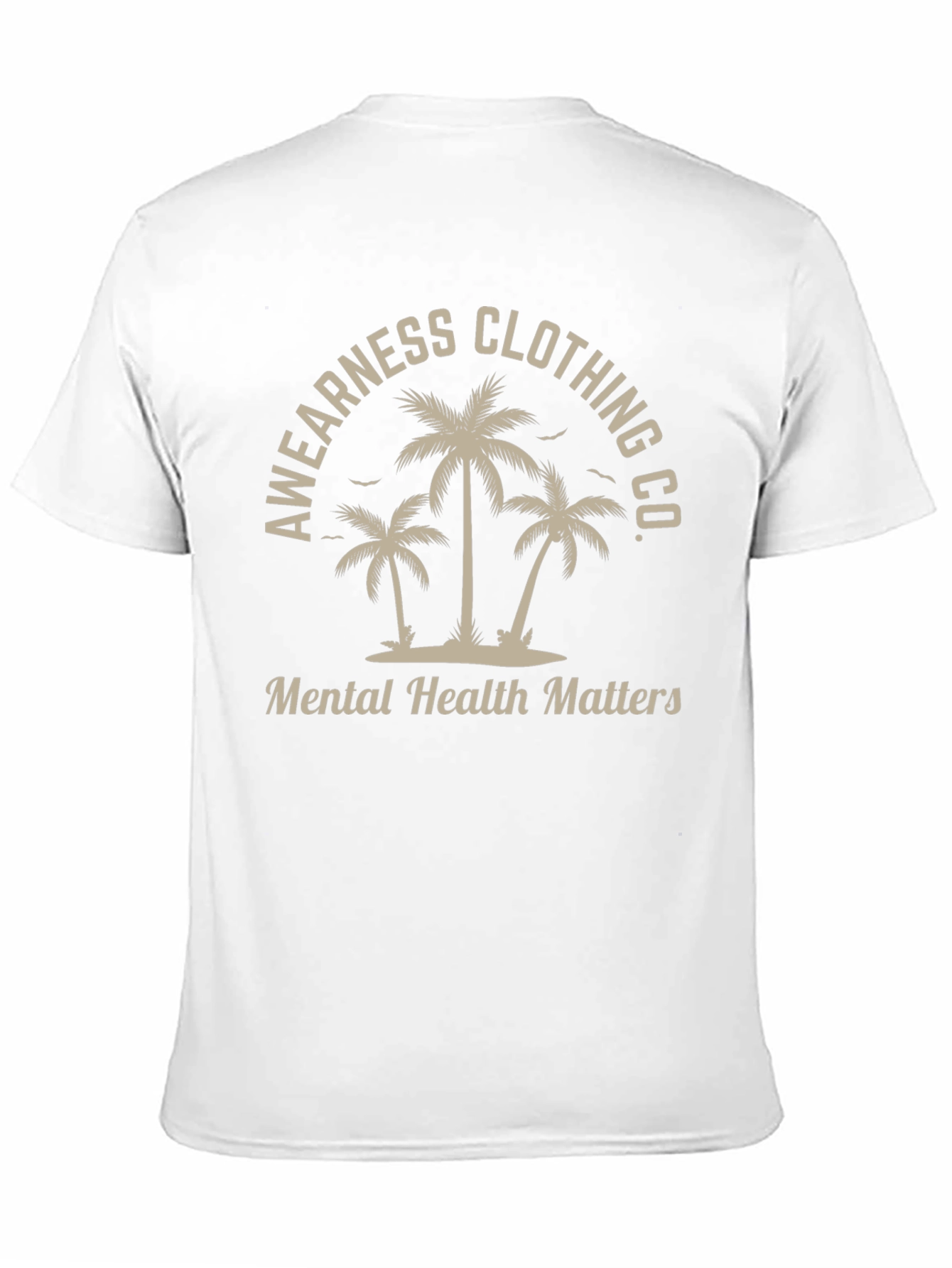 Awearness Clothing Co. Mental Health Matters Black T-Shirt