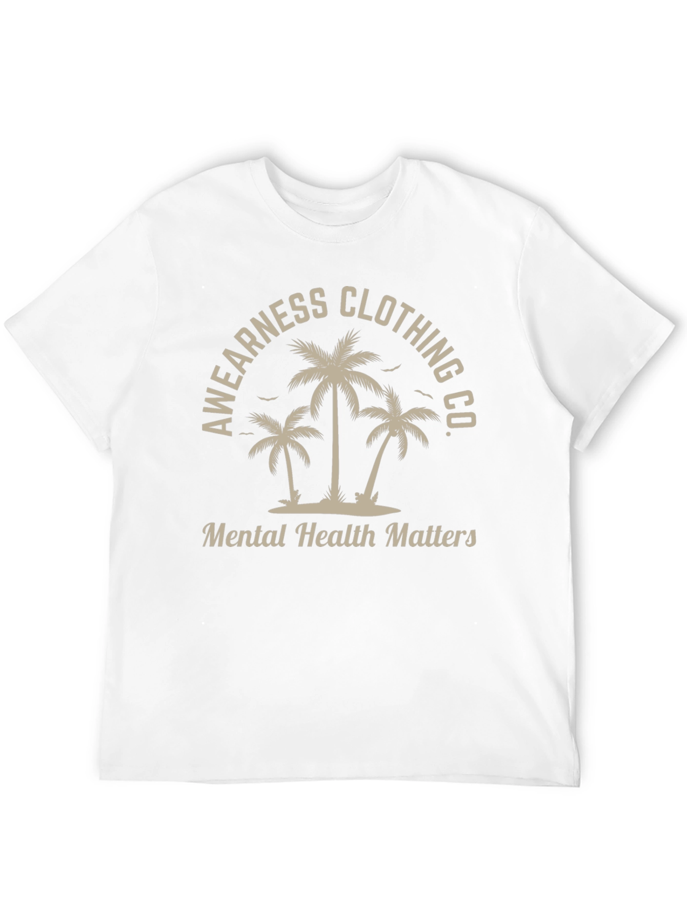 Awearness Clothing Co. Mental Health Matters Black T-Shirt