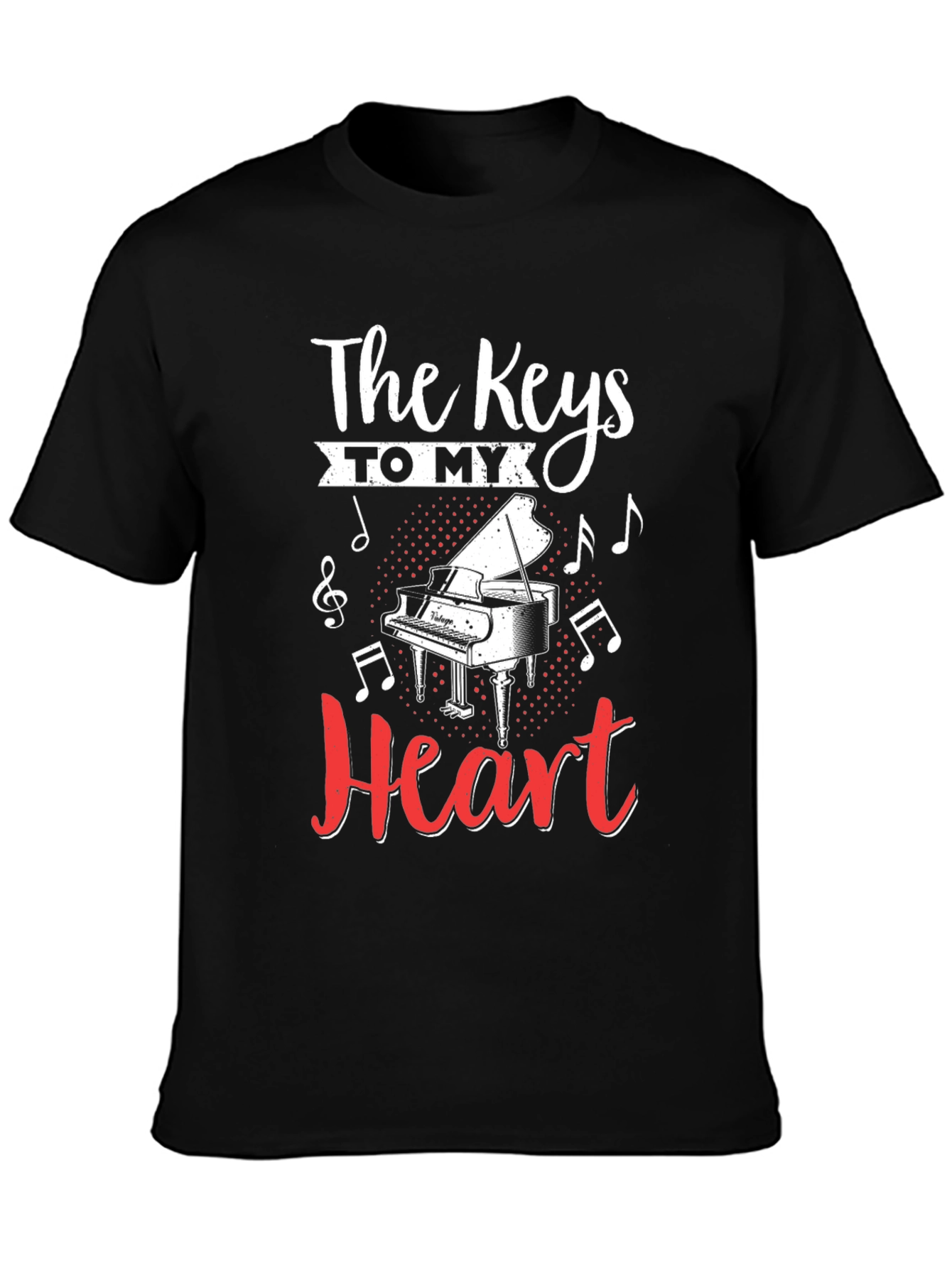 The Keys To My Heart Piano T-Shirt