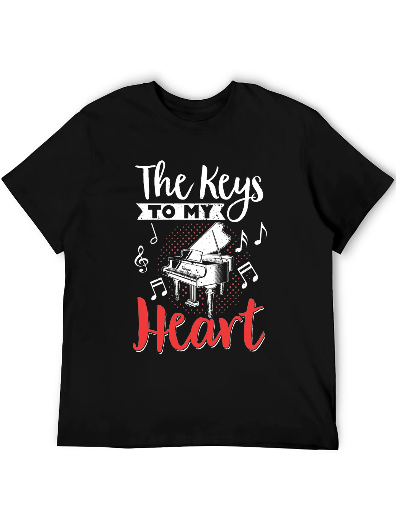 The Keys To My Heart Piano T-Shirt