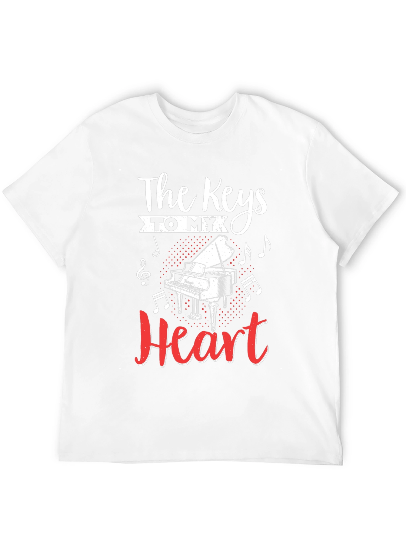 The Keys To My Heart Piano T-Shirt