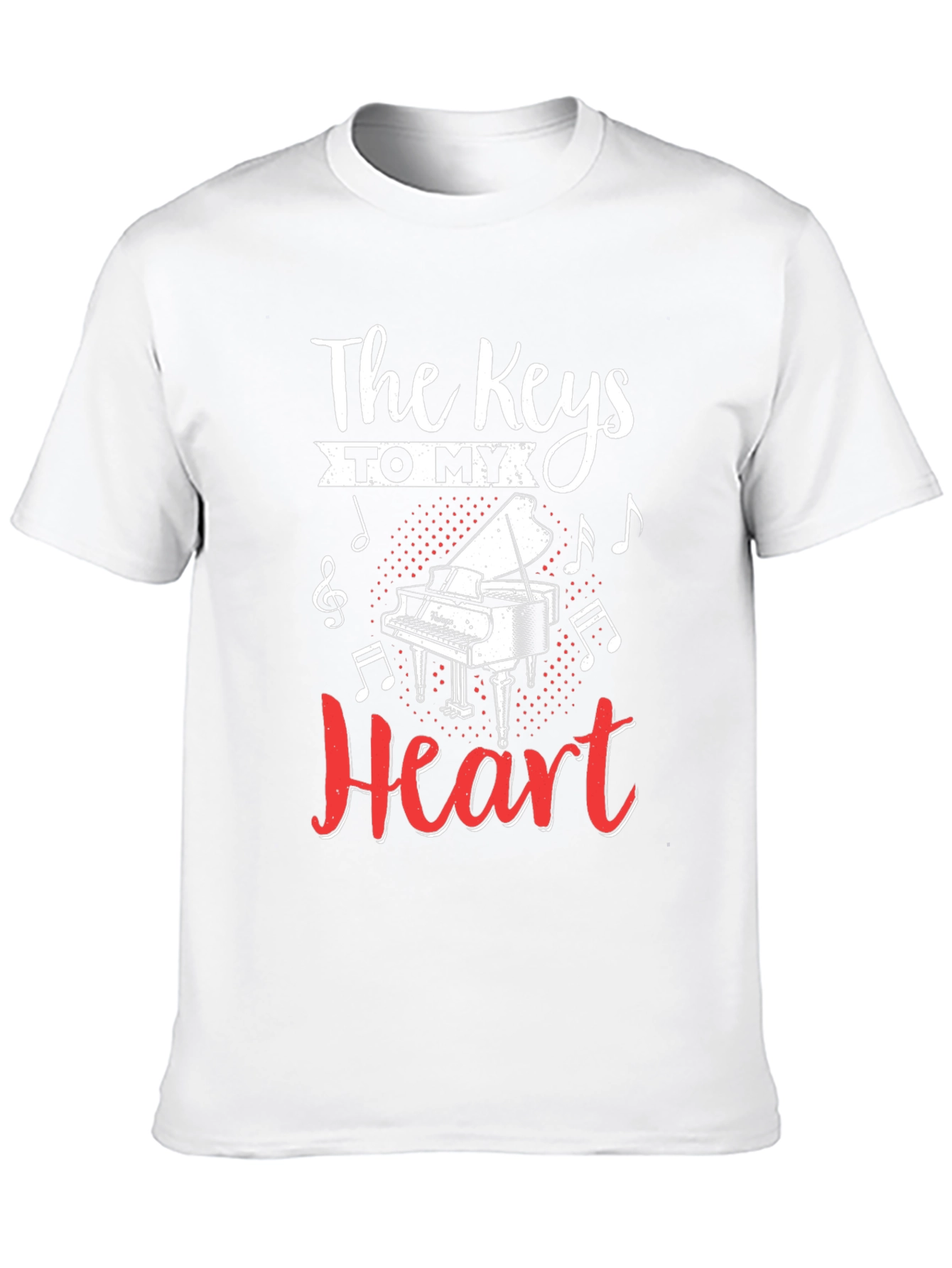 The Keys To My Heart Piano T-Shirt