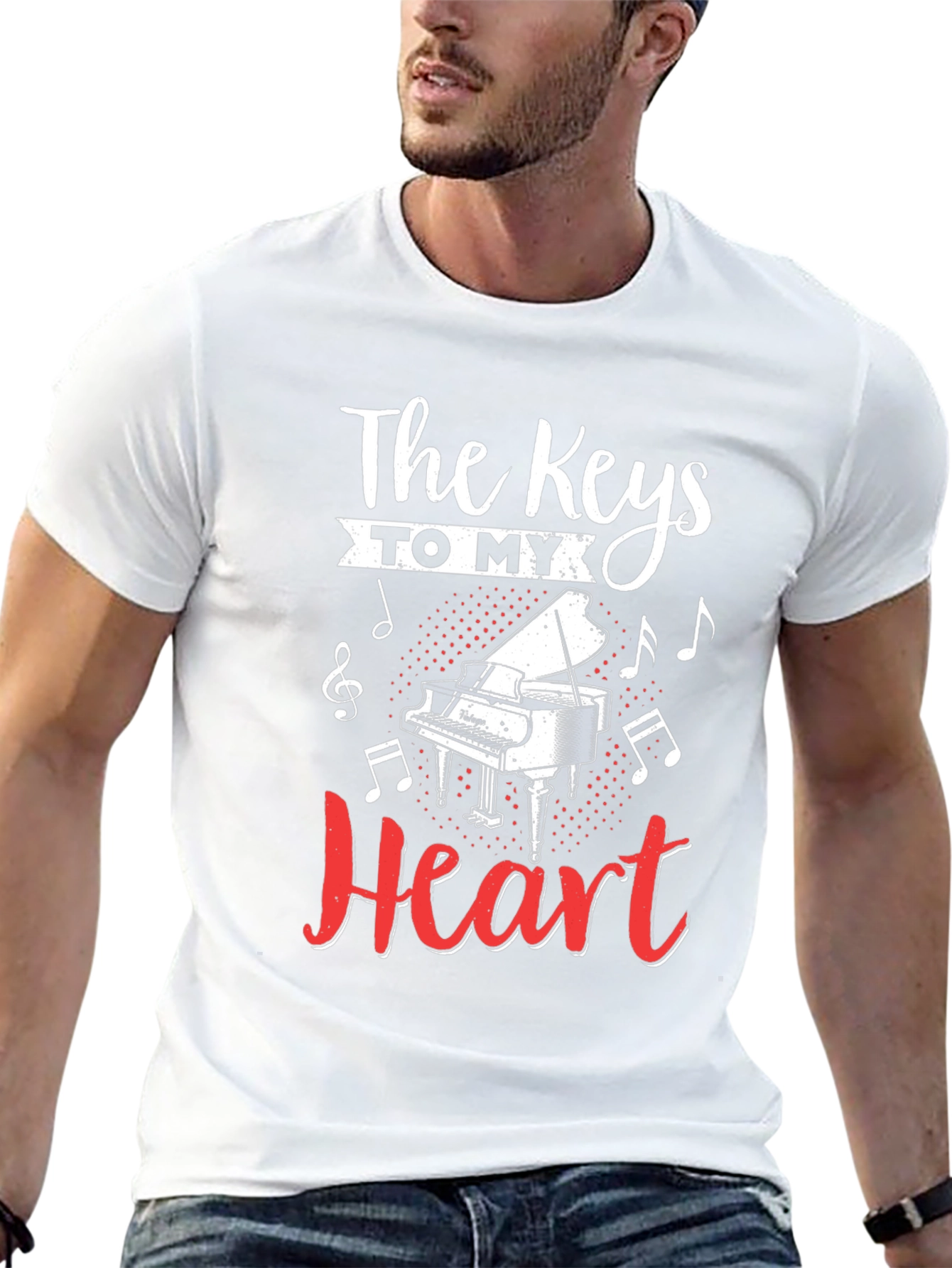 The Keys To My Heart Piano T-Shirt