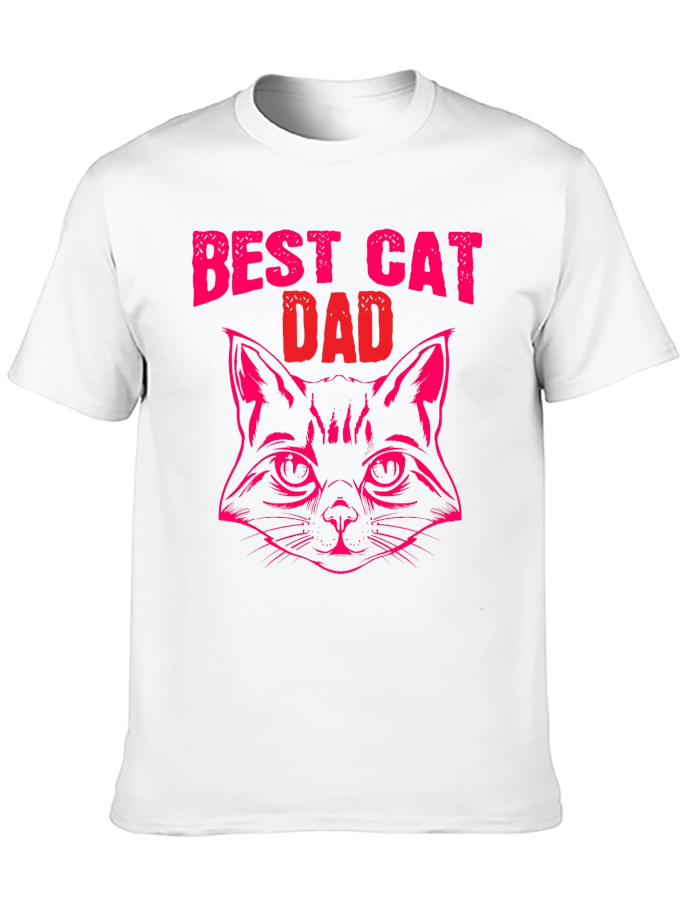 Best Cat Dad Black T-Shirt