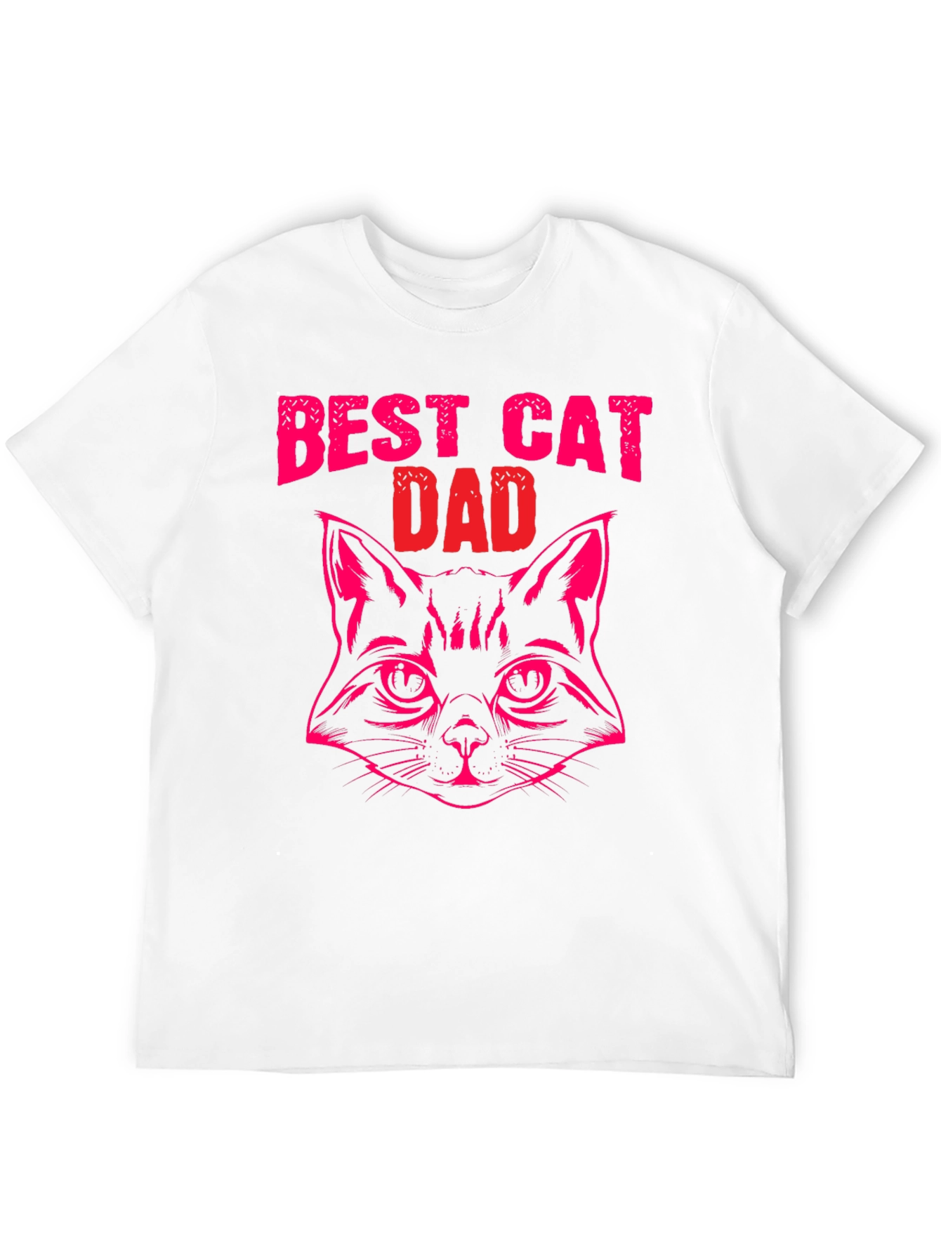 Best Cat Dad Black T-Shirt