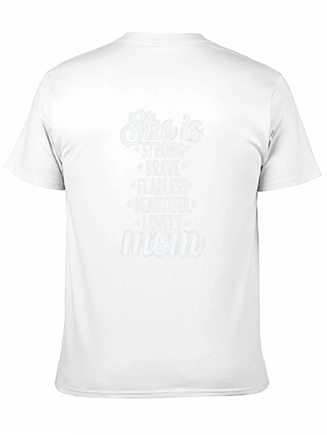 Strong Brave Fearless Mom Graphic Tee