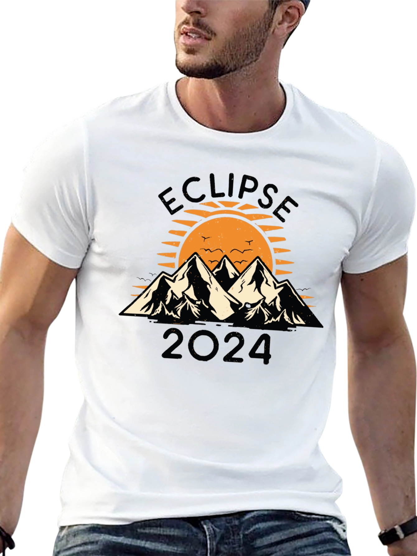 Eclipse 2024 T-Shirt Black Unisex