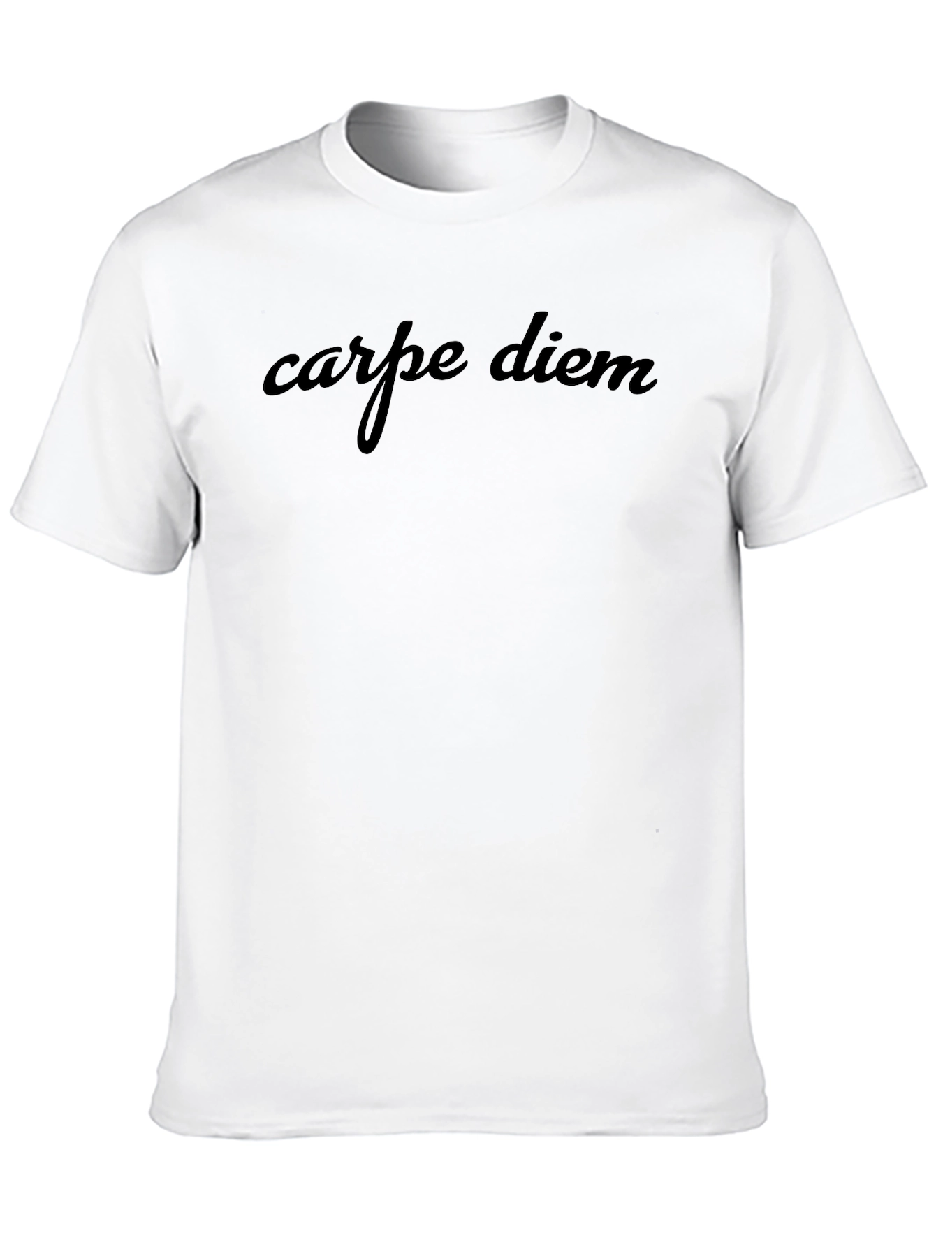 Carpe Diem Black T-Shirt - Seize the Day