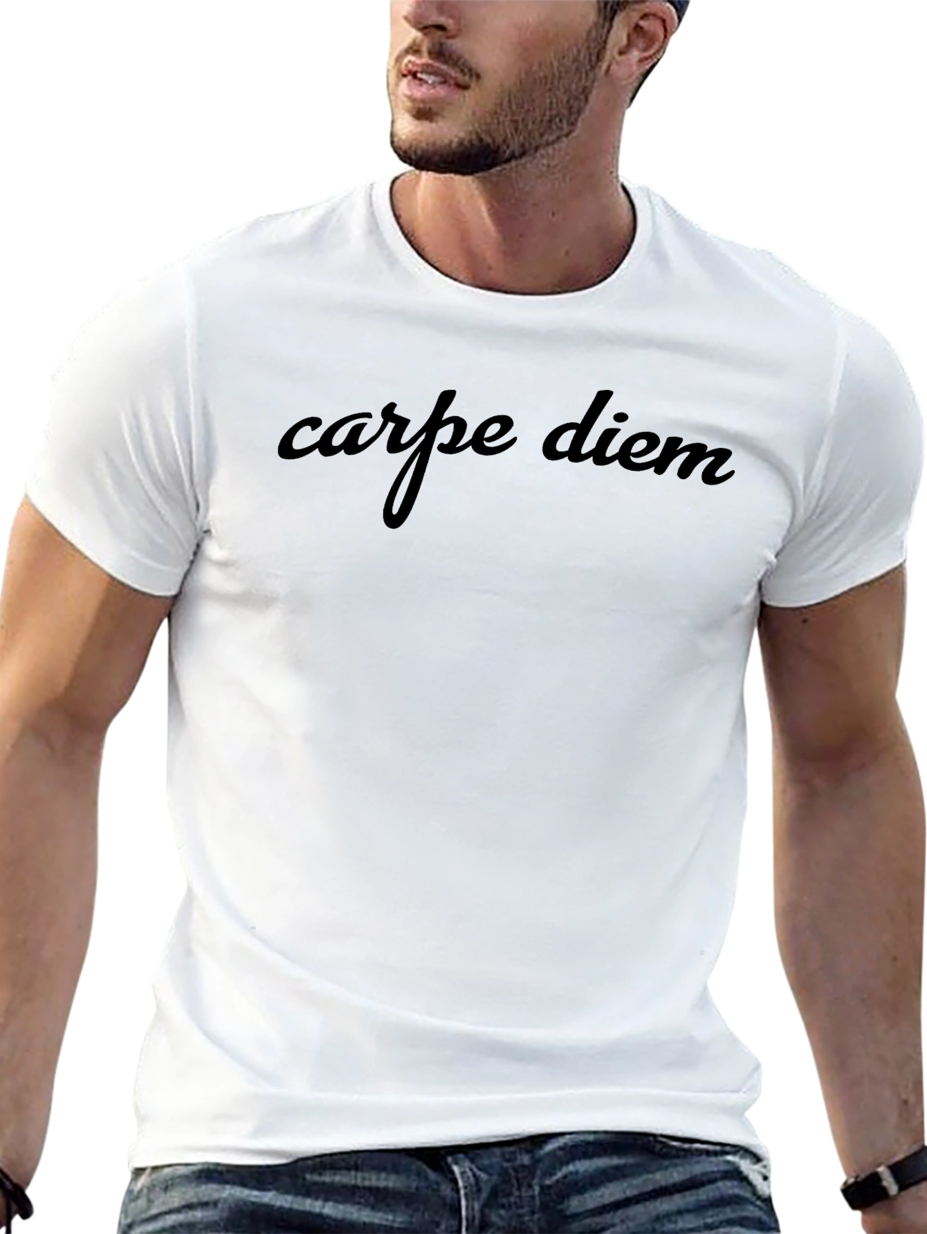 Carpe Diem Black T-Shirt - Seize the Day