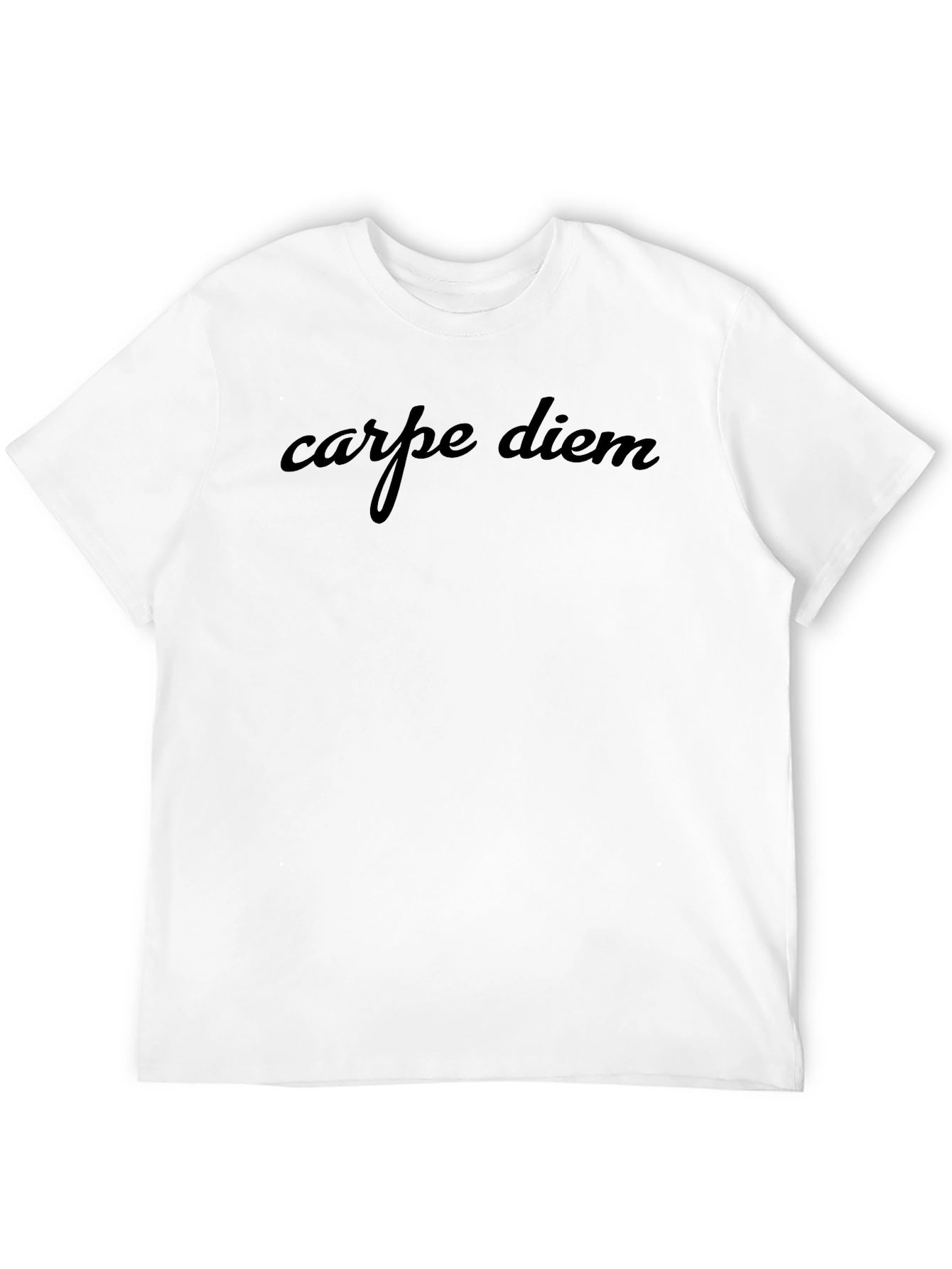 Carpe Diem Black T-Shirt - Seize the Day