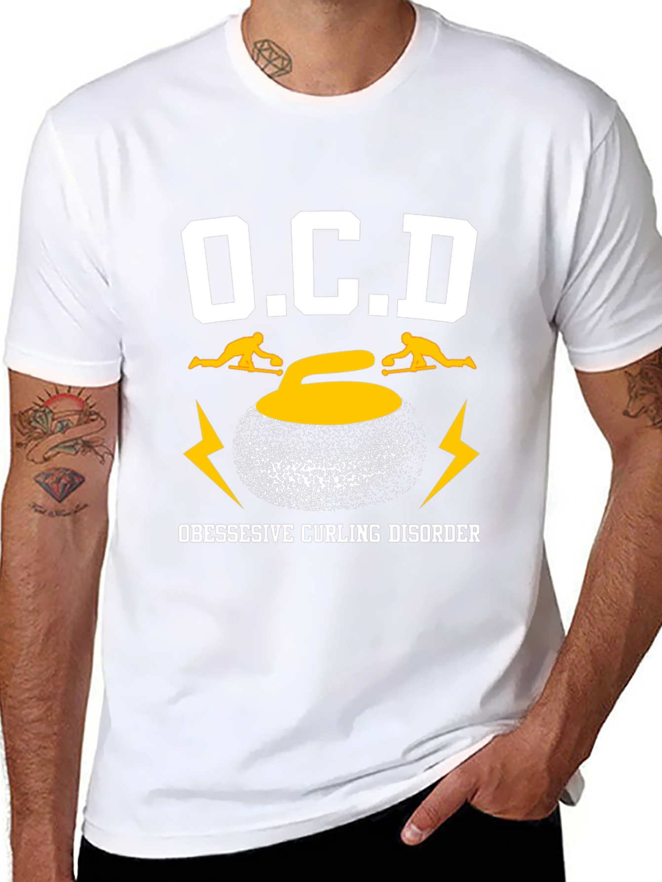 Obsessive Curling Disorder Graphic T-Shirt