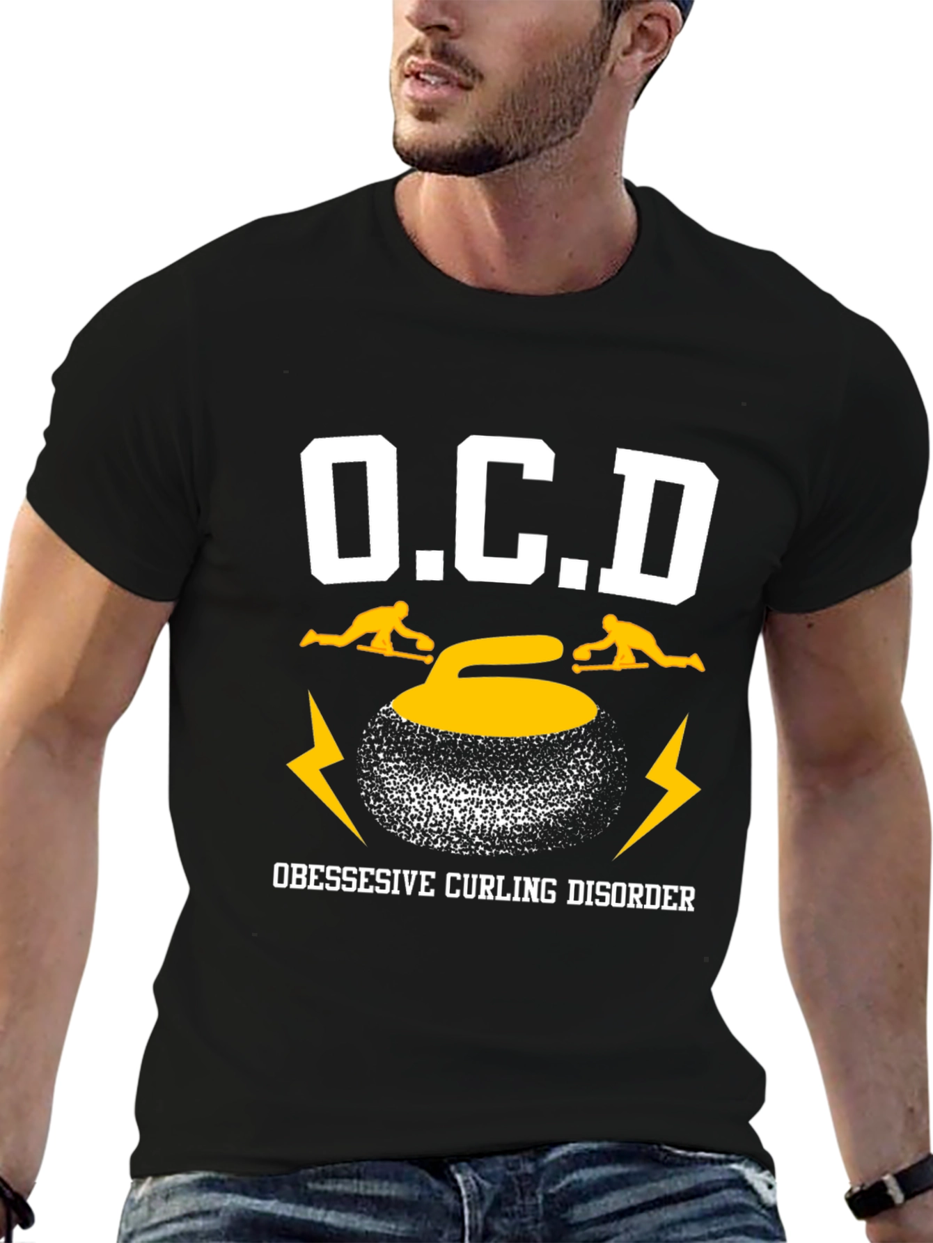 Obsessive Curling Disorder Graphic T-Shirt