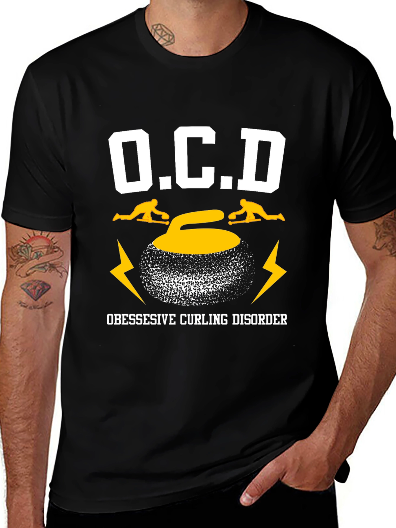 Obsessive Curling Disorder Graphic T-Shirt