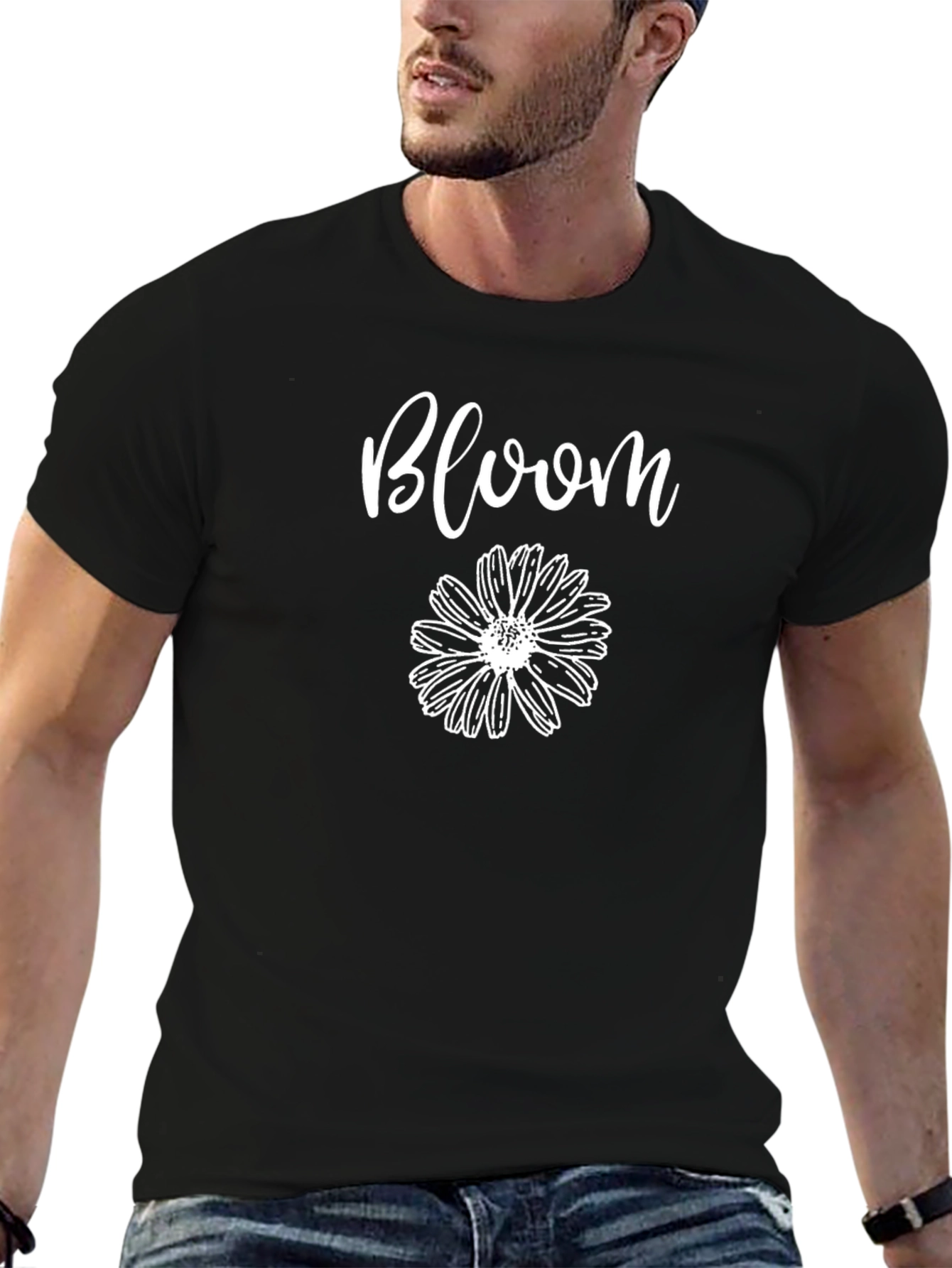 Bloom Flower Graphic T-Shirt - Soft Cotton Tee