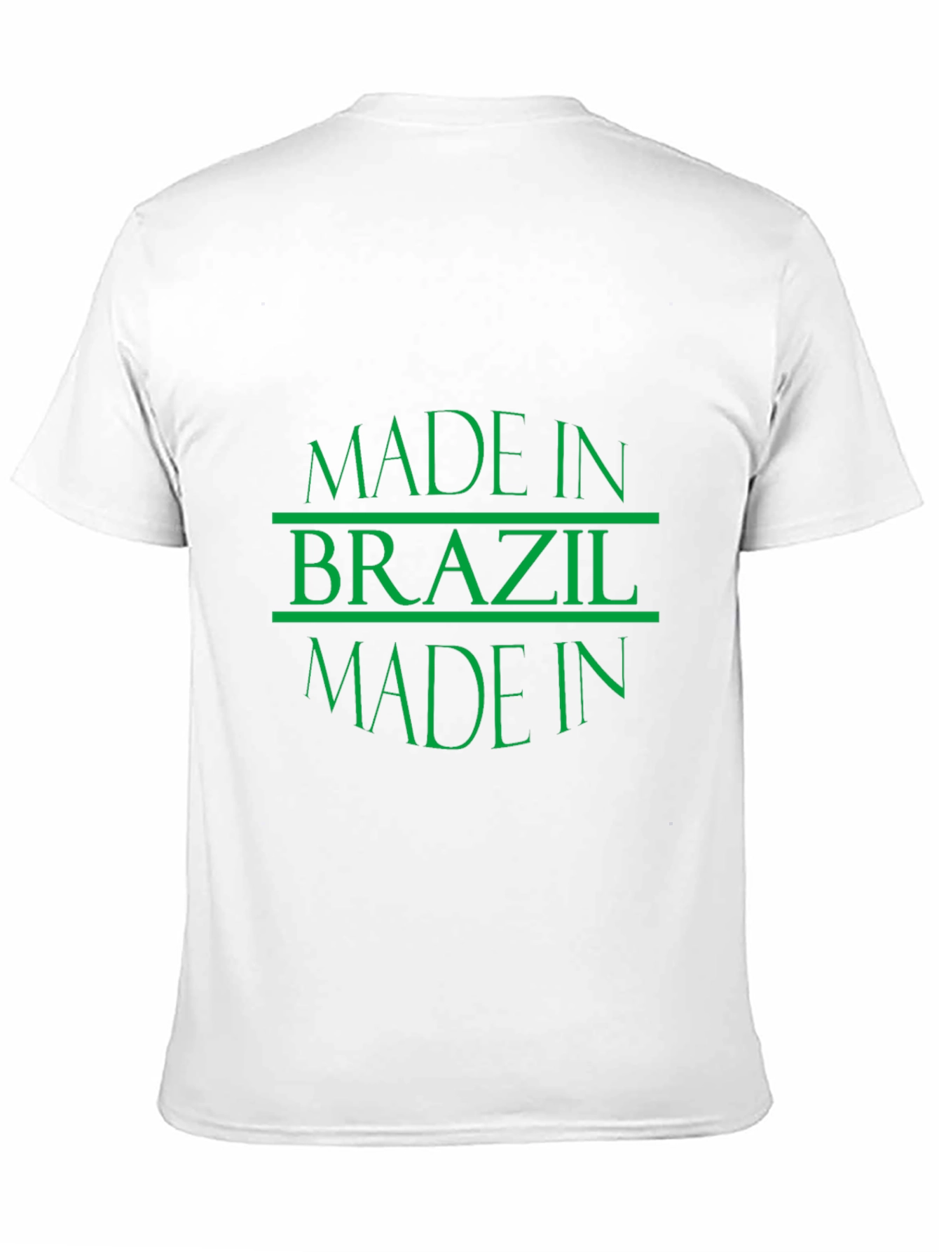 Made in Brazil T-Shirt - Mens Crew Neck Tee
