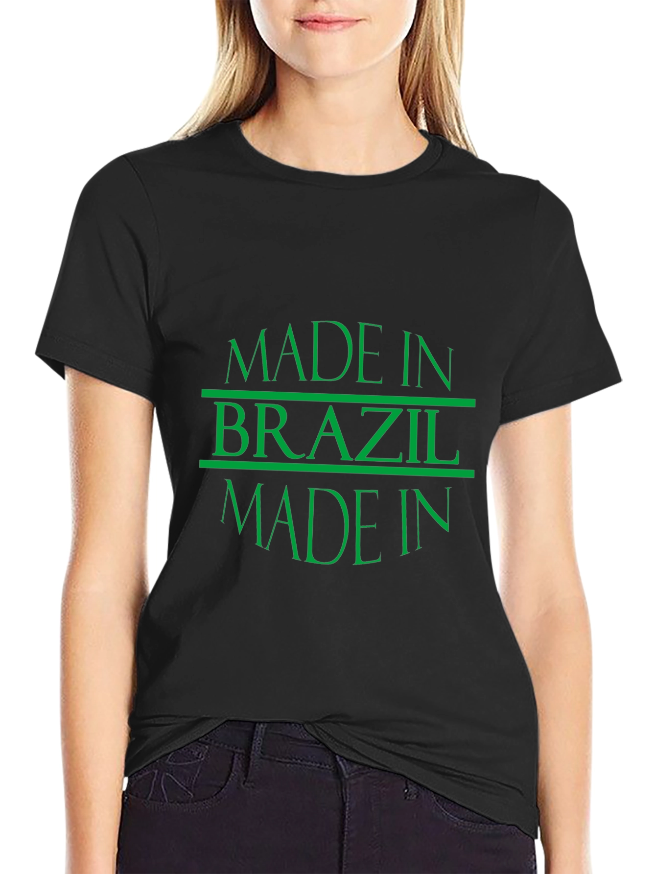 Made in Brazil T-Shirt - Mens Crew Neck Tee
