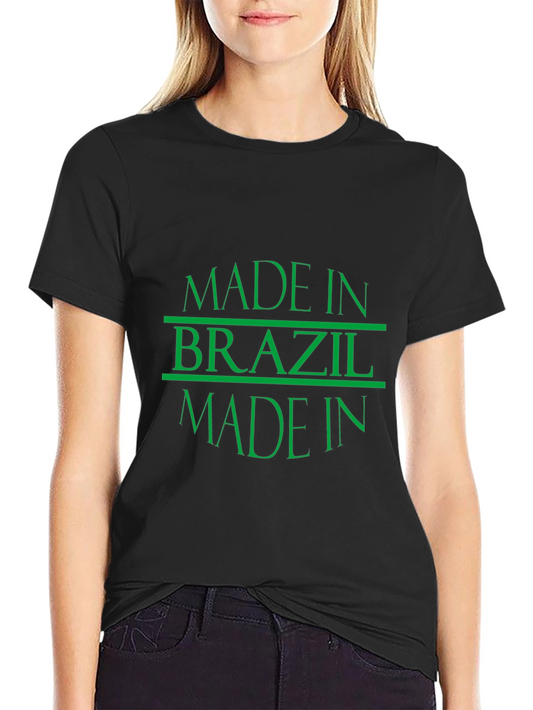 Made in Brazil T-Shirt - Mens Crew Neck Tee