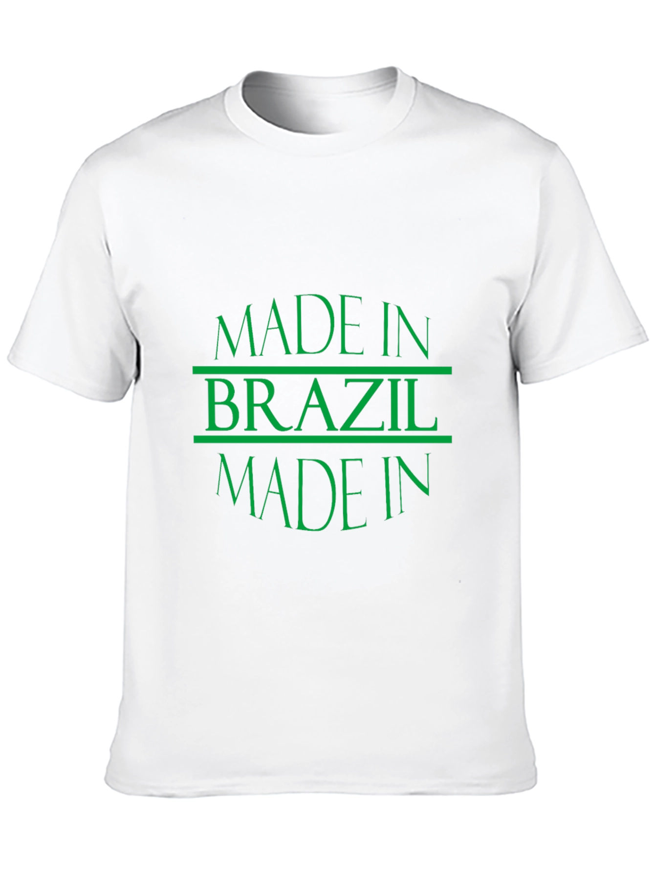 Made in Brazil T-Shirt - Mens Crew Neck Tee