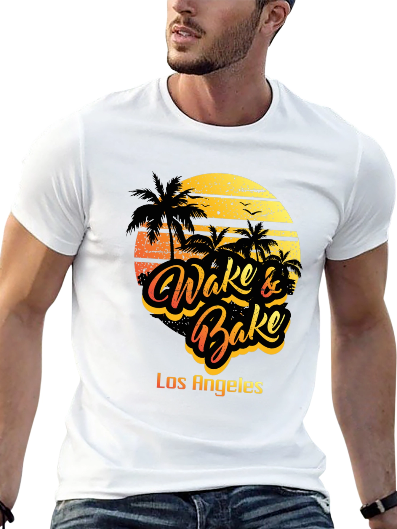 Wake & Bake Los Angeles Graphic Tee