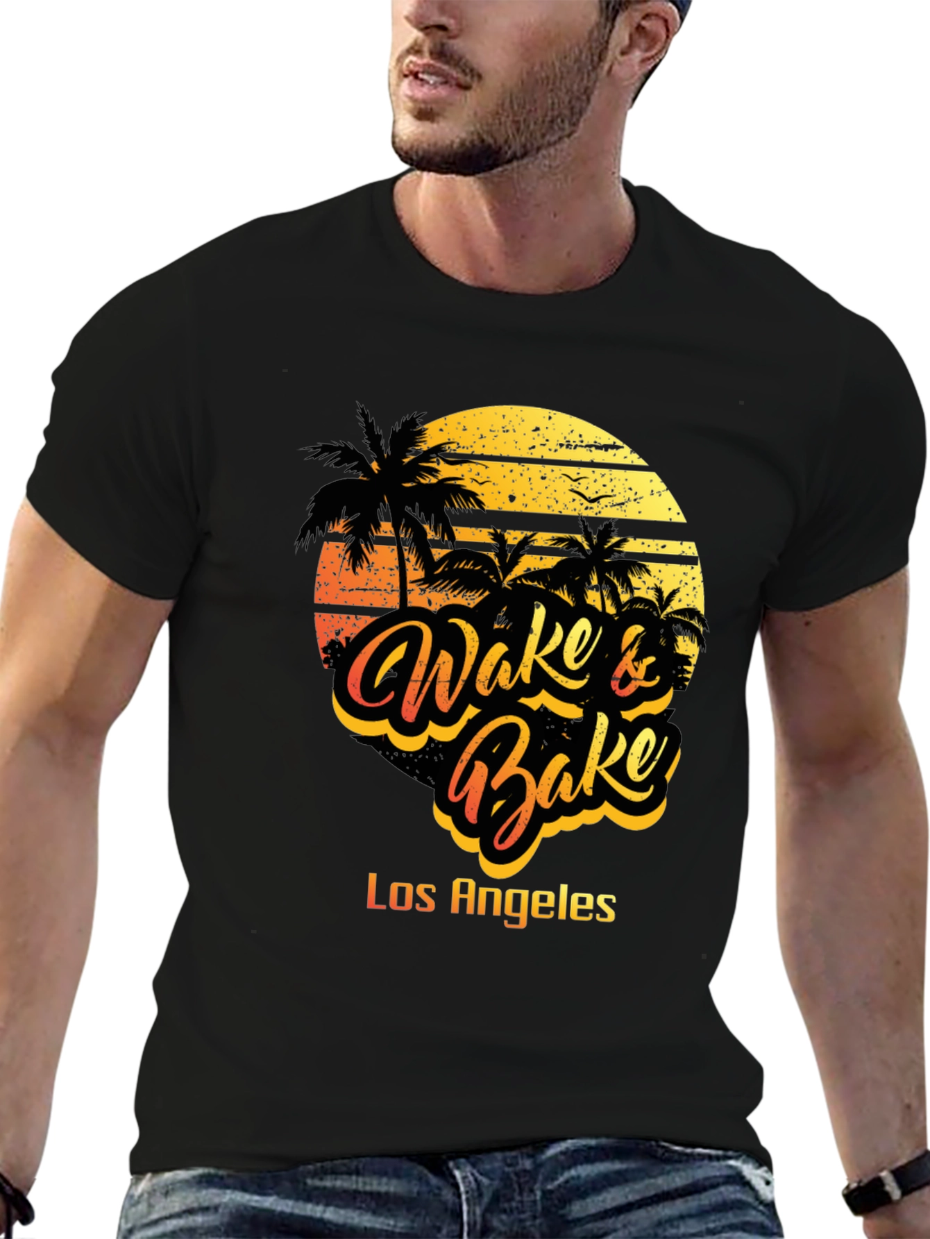 Wake & Bake Los Angeles Graphic Tee