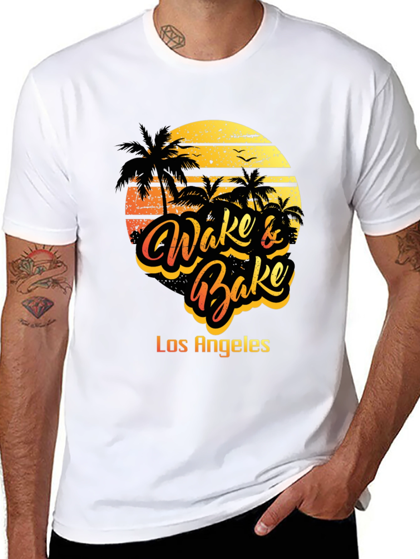 Wake & Bake Los Angeles Graphic Tee