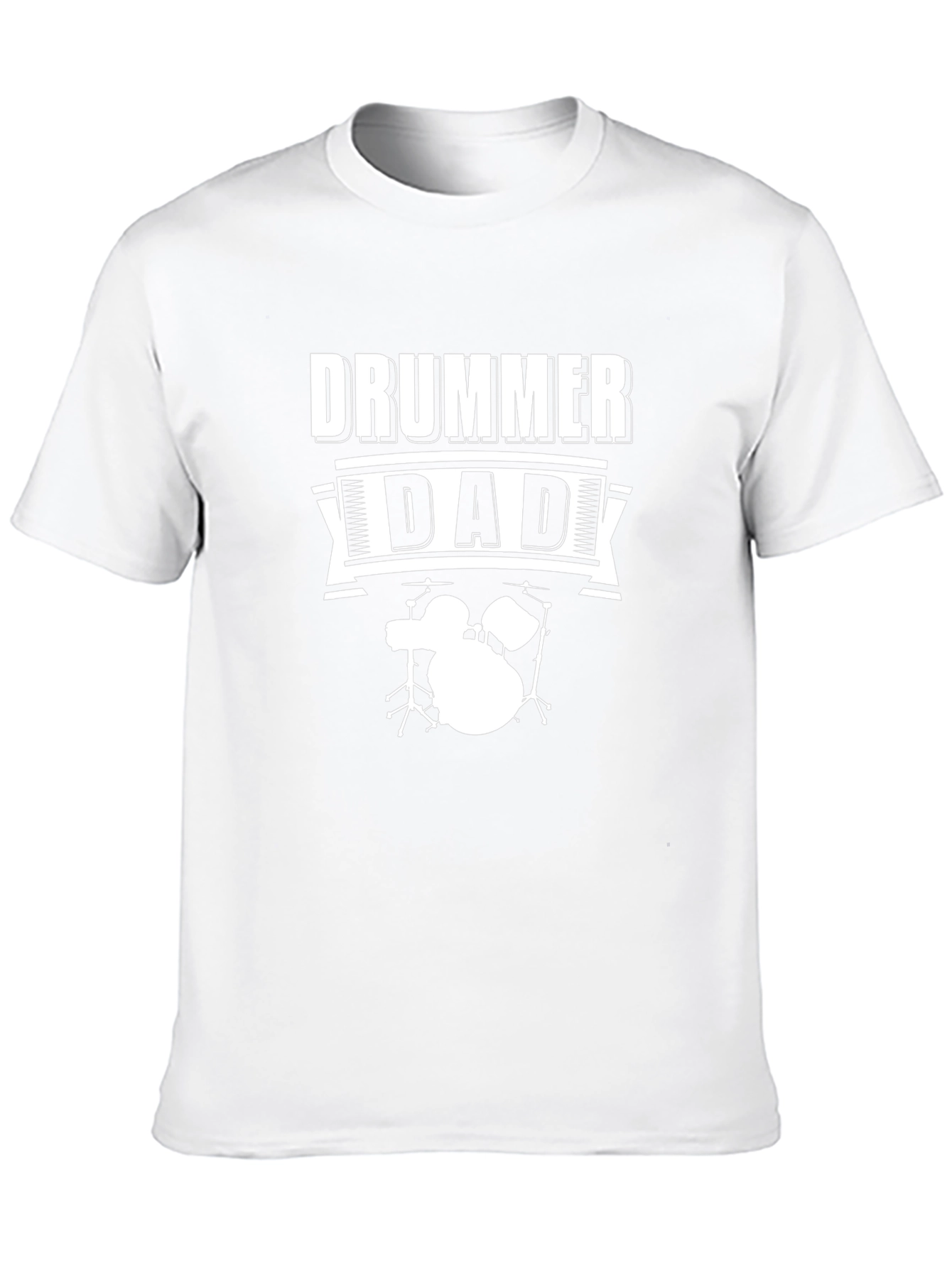 Drummer Dad T-Shirt - Music Lover Gift