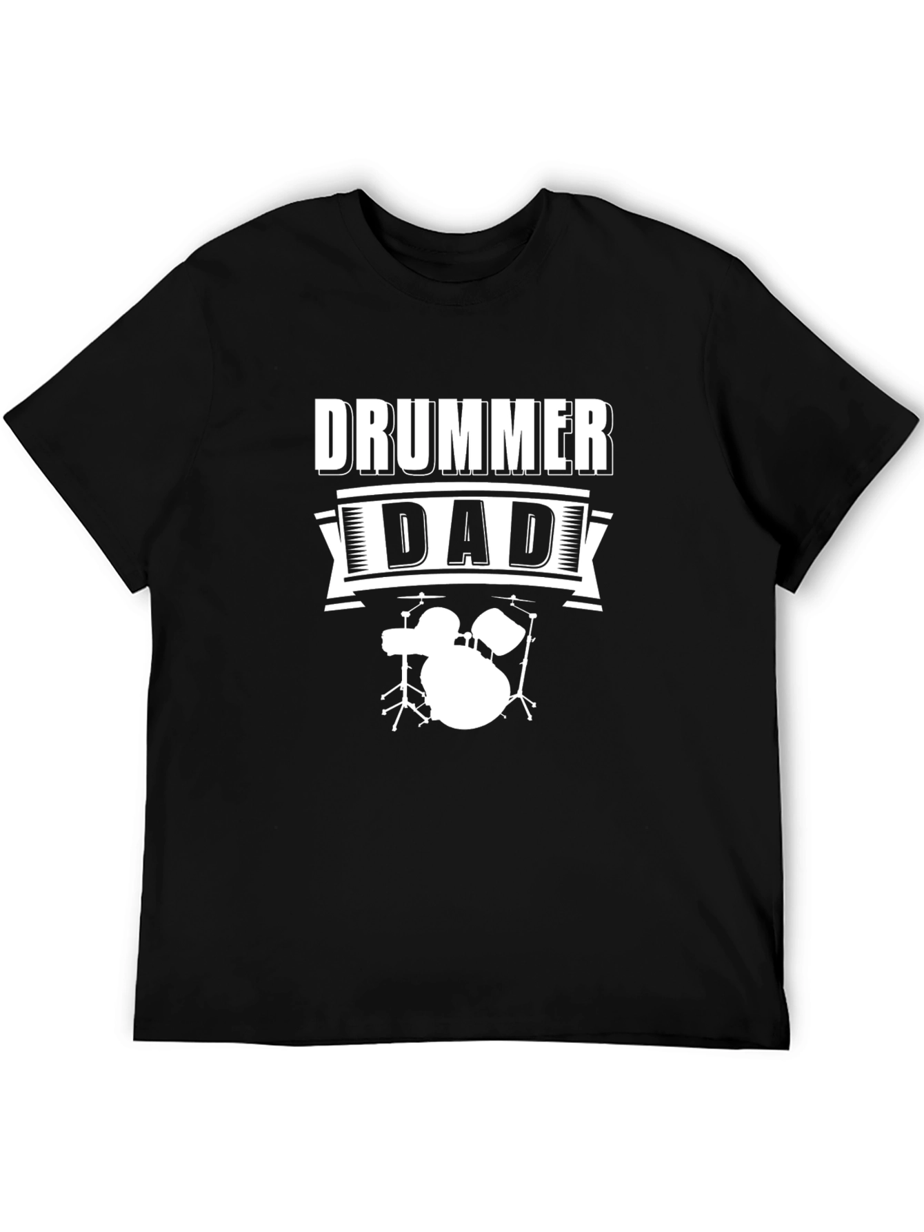 Drummer Dad T-Shirt - Music Lover Gift
