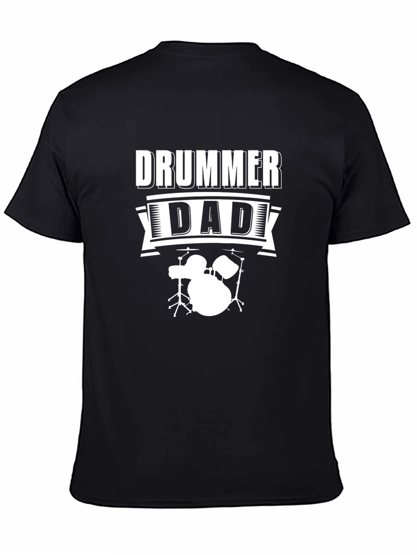 Drummer Dad T-Shirt - Music Lover Gift