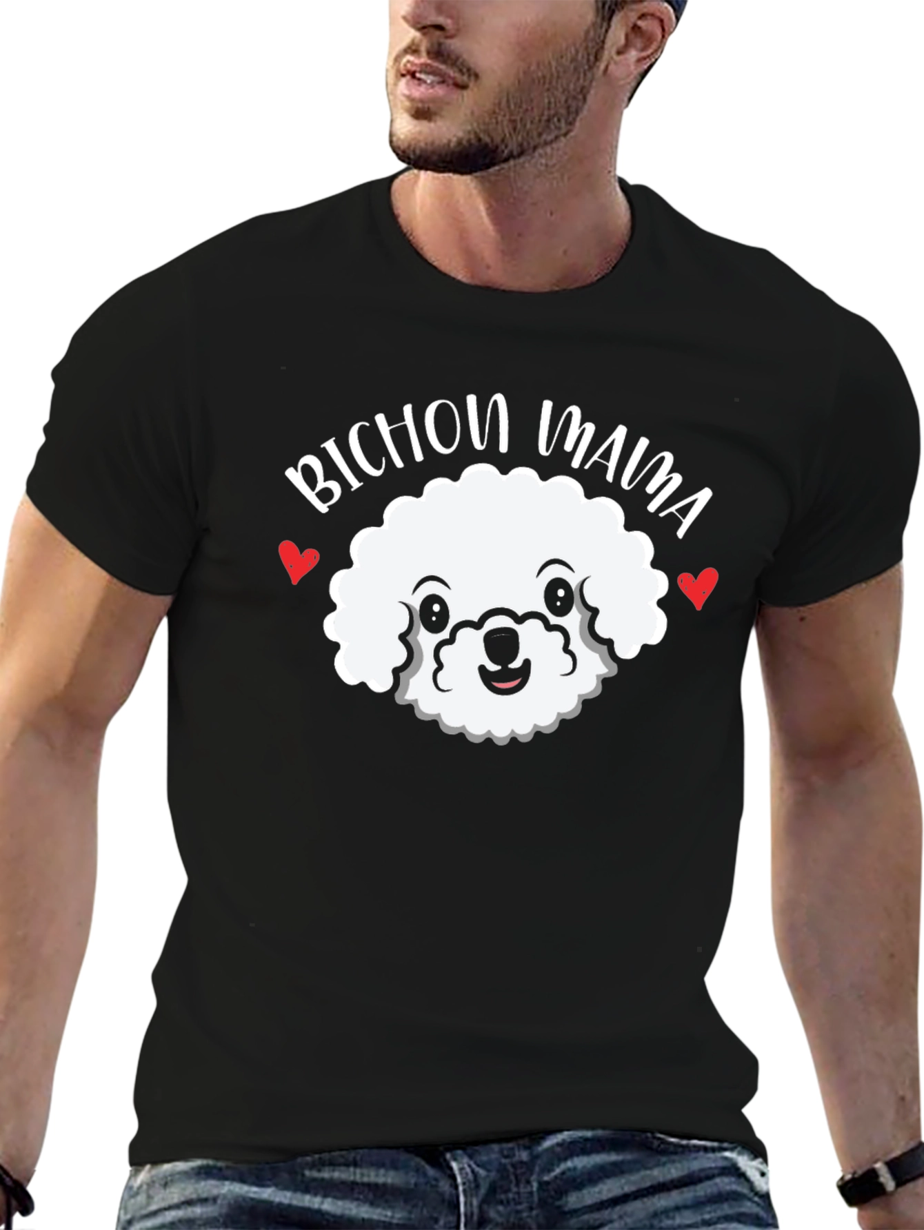 Bichon Mama T-Shirt - Cute Dog Lover Tee