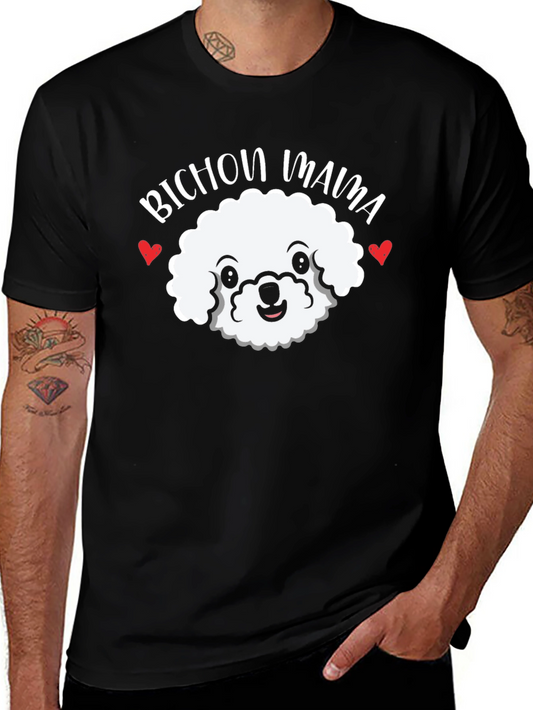 Bichon Mama T-Shirt - Cute Dog Lover Tee